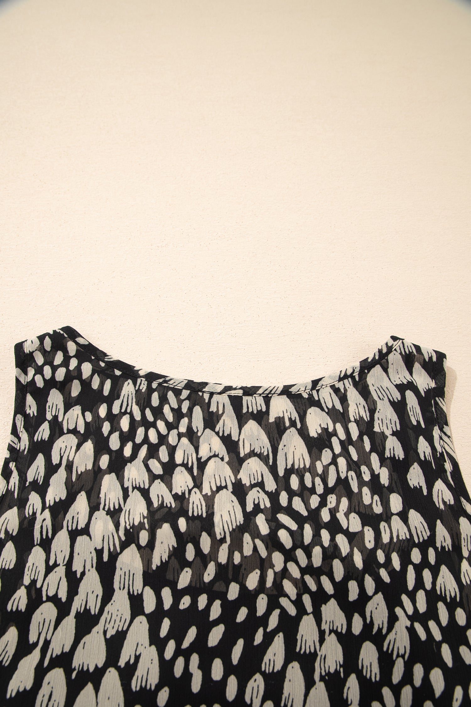 Black Printed Sleeveless Maxi Dress-TOPS / DRESSES-[Adult]-[Female]-2022 Online Blue Zone Planet