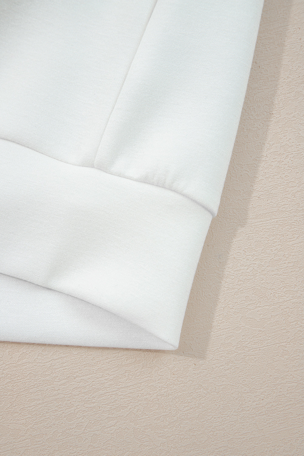 White Solid Color Zip Up Knit Puff Sleeve Jacket-Outerwear/Jackets-[Adult]-[Female]-2022 Online Blue Zone Planet