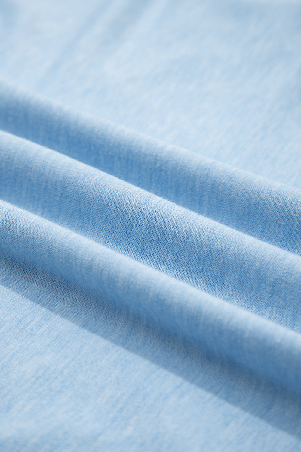 Myosotis Notched Neck Terry Raw Hem Long Sleeve Top-Tops/Long Sleeve Tops-[Adult]-[Female]-2022 Online Blue Zone Planet