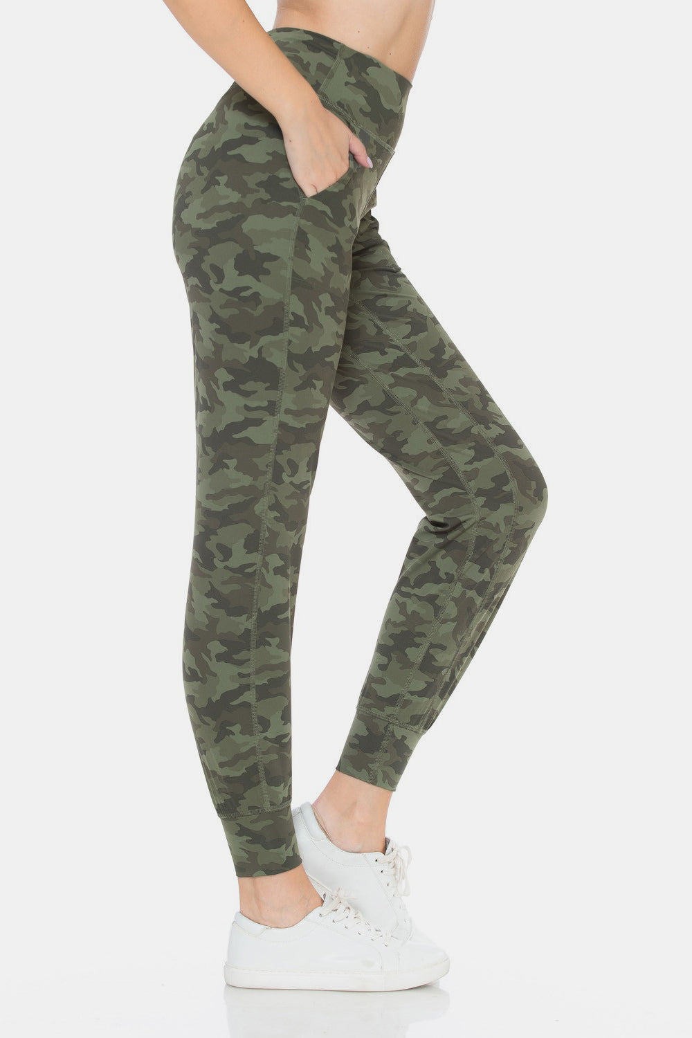 Leggings Depot Camouflage High Waist Leggings-[Adult]-[Female]-MULTI-S-2022 Online Blue Zone Planet