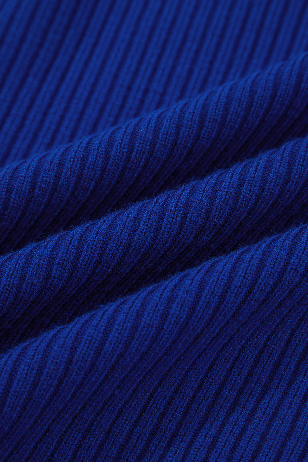 Dark Blue Patch Pocket Ribbed Knit Short Sleeve Sweater-Sweaters & Cardigans/Short Sleeve Sweaters-[Adult]-[Female]-2022 Online Blue Zone Planet