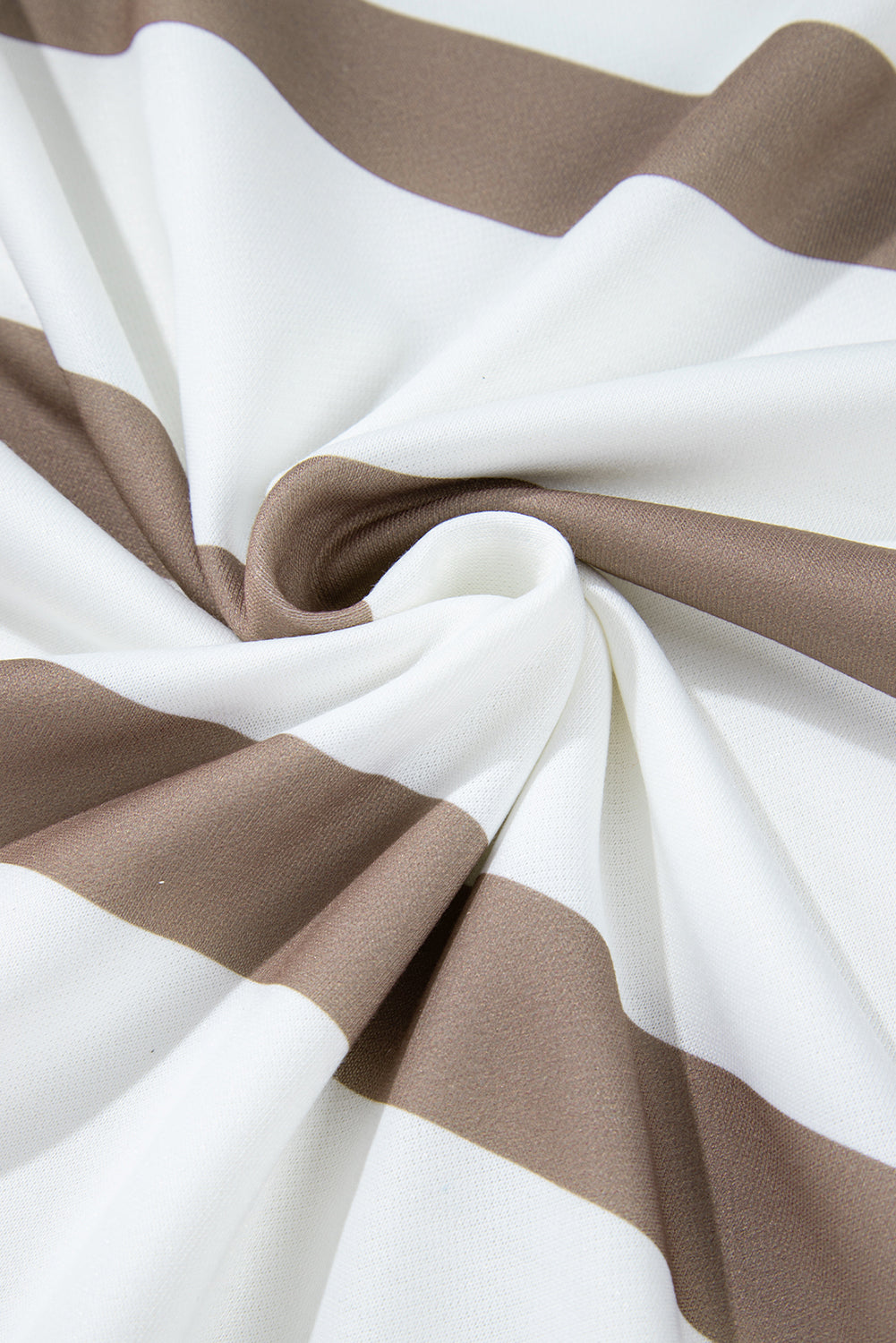 Blue Zone Planet | Brown Stripe Striped Drop Shoulder Pullover And Jogger Pants Set-Two Piece Sets/Pant Sets-[Adult]-[Female]-2022 Online Blue Zone Planet