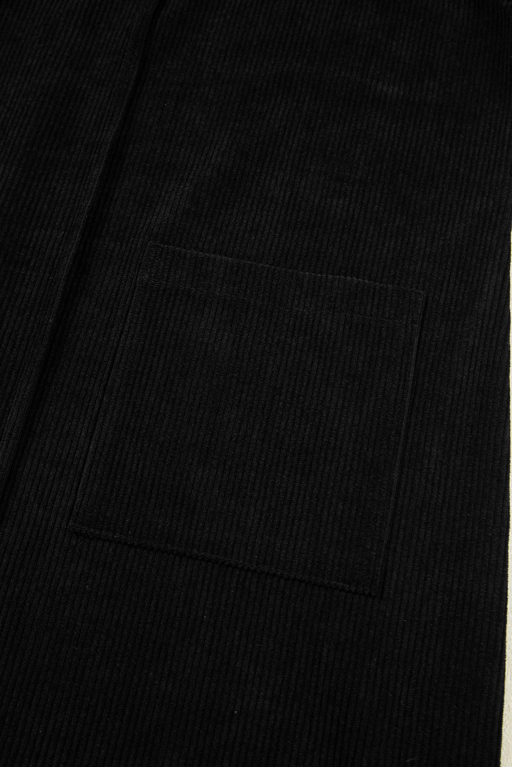 Black Corduroy Sleeveless Mini Dress With Patched Pockets-TOPS / DRESSES-[Adult]-[Female]-2022 Online Blue Zone Planet