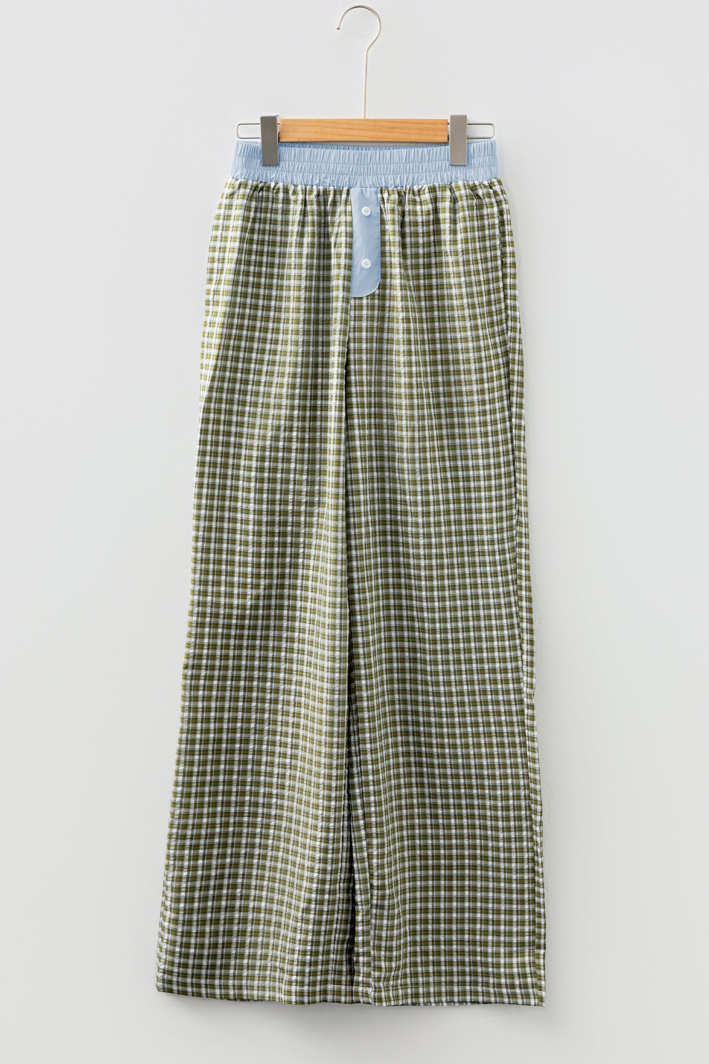 Brown Preppy Gingham Boxer Pants-Bottoms/Pants & Culotte-[Adult]-[Female]-2022 Online Blue Zone Planet