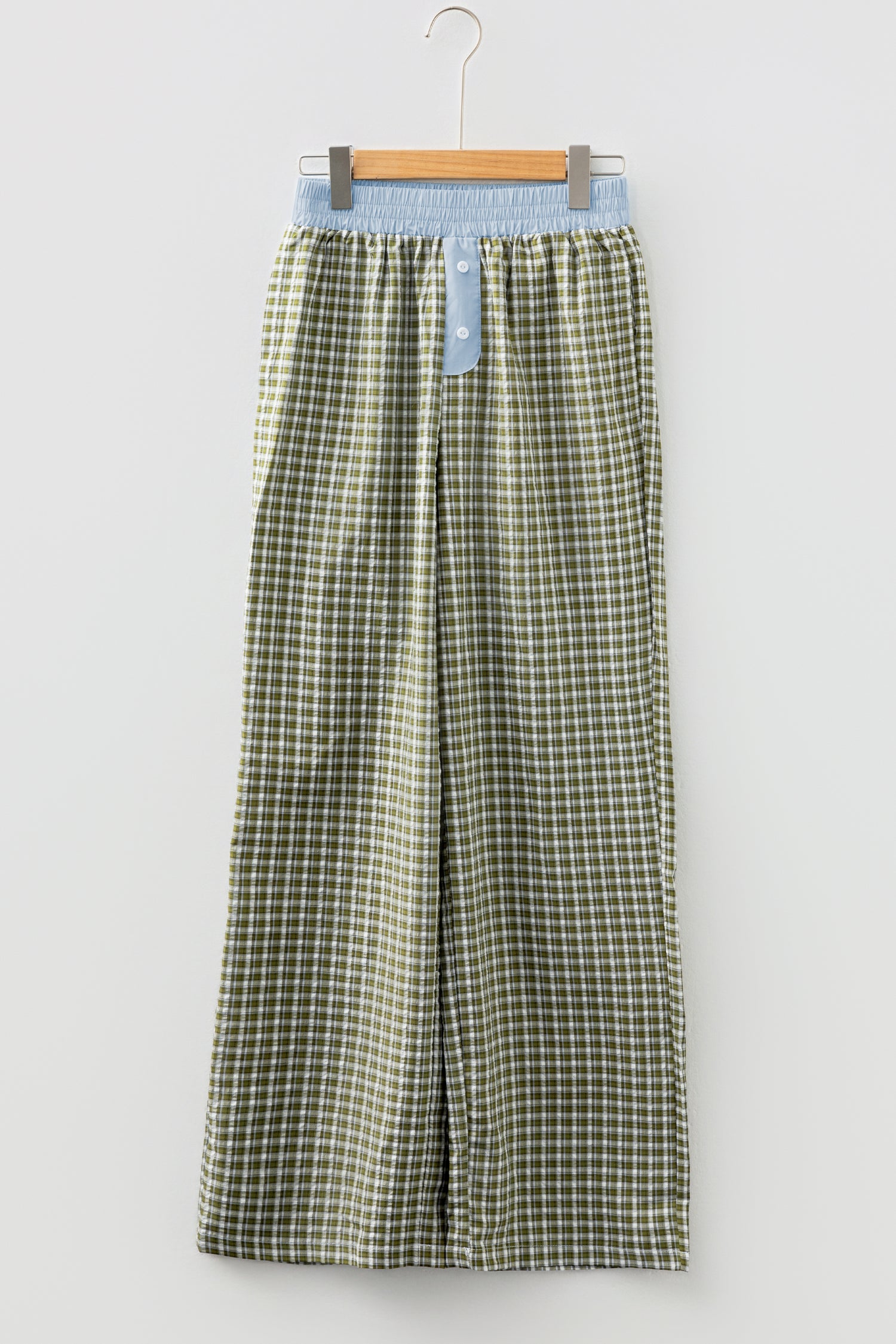 Brown Preppy Gingham Boxer Pants-Bottoms/Pants & Culotte-[Adult]-[Female]-2022 Online Blue Zone Planet