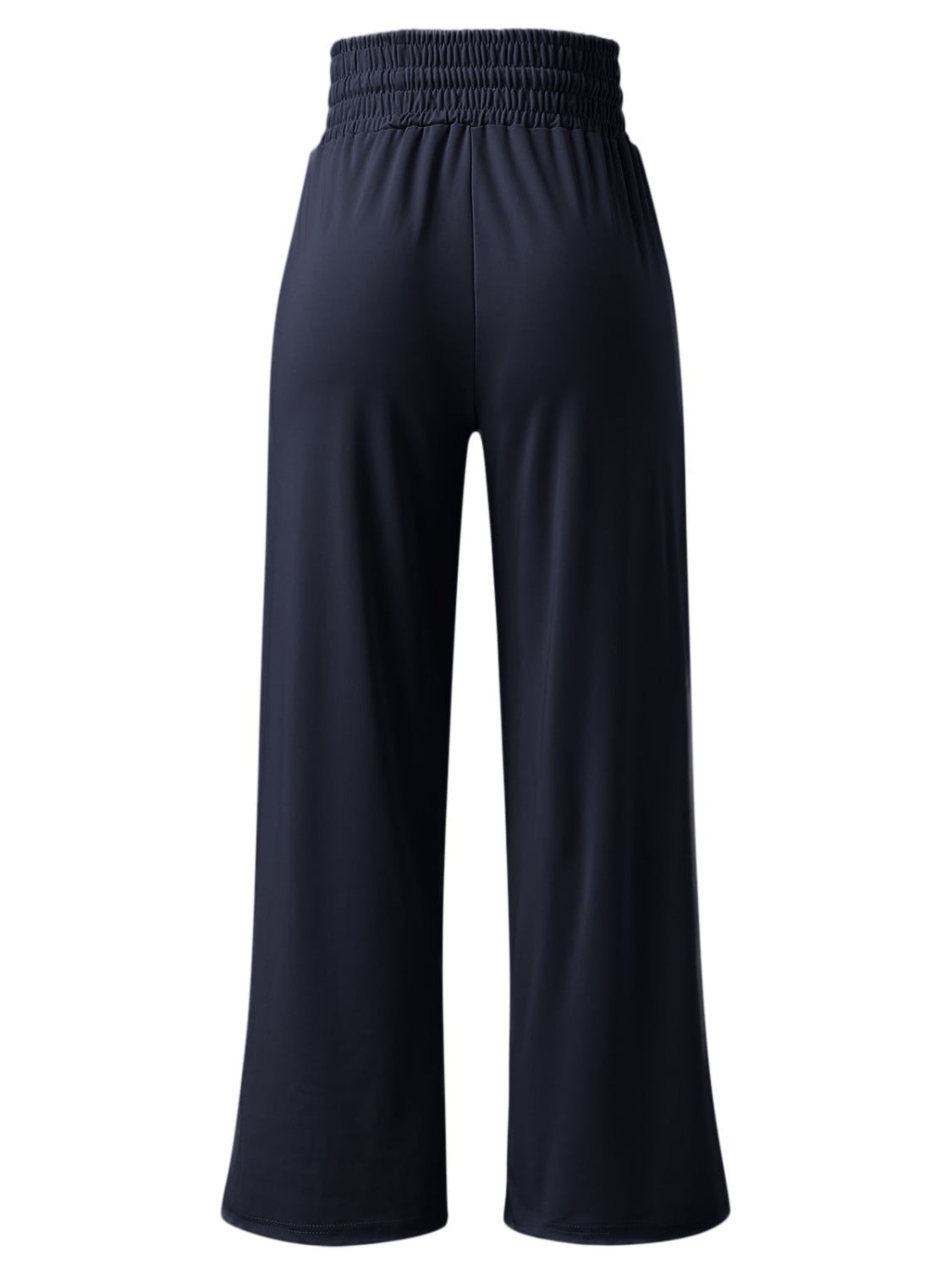 Full Size Drawstring High Waist Wide Leg Pants-BOTTOMS SIZES SMALL MEDIUM LARGE-[Adult]-[Female]-2022 Online Blue Zone Planet