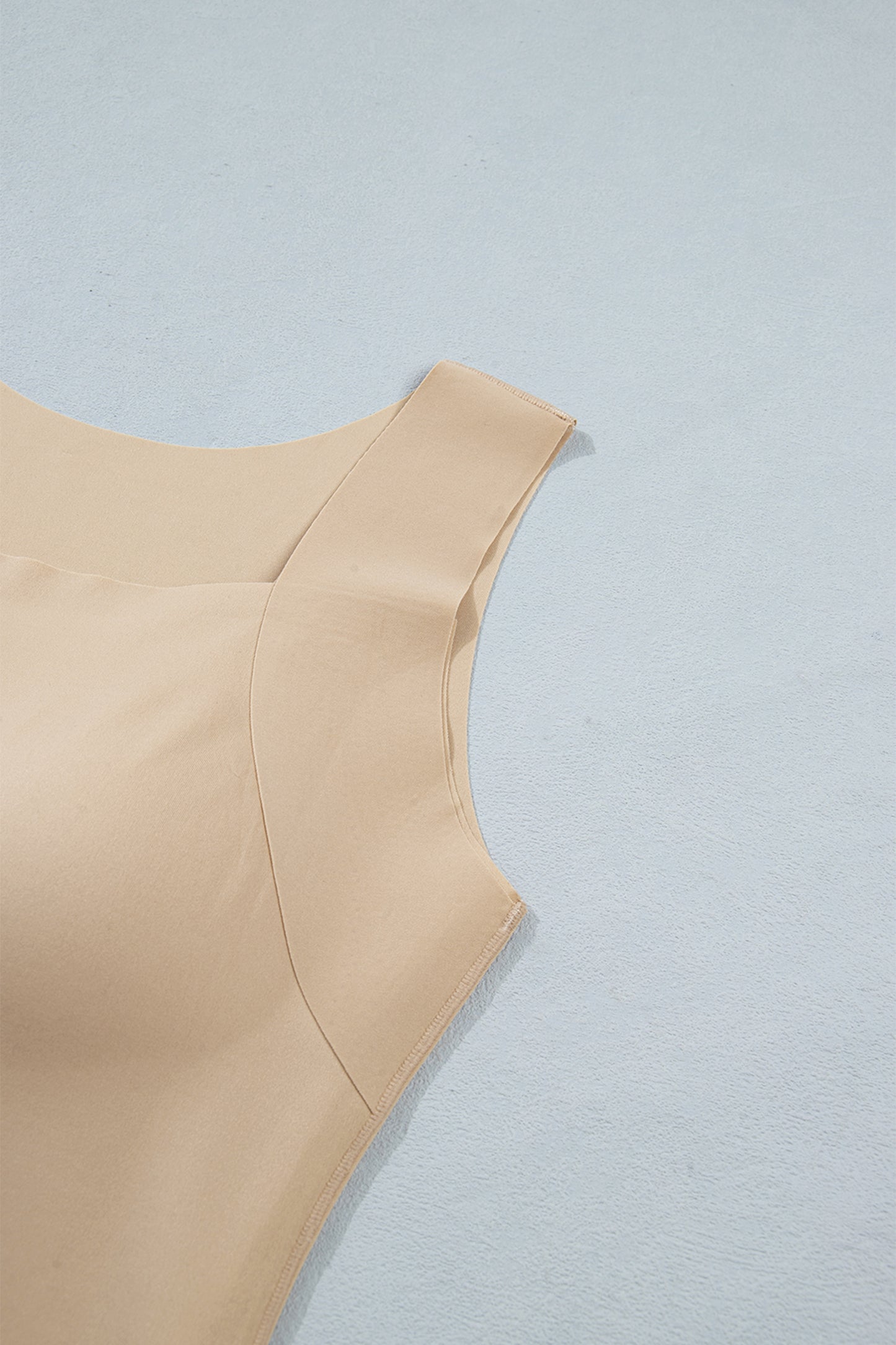 Black Solid Color Wide Strap Splicing Athleisure Tank Top-Tops/Tank Tops-[Adult]-[Female]-2022 Online Blue Zone Planet