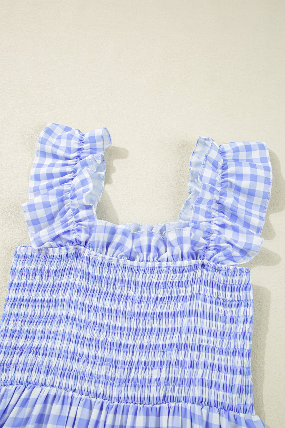 Red Plaid Square Neck Sleeveless Maxi Dress-Maxi Dresses-[Adult]-[Female]-2022 Online Blue Zone Planet