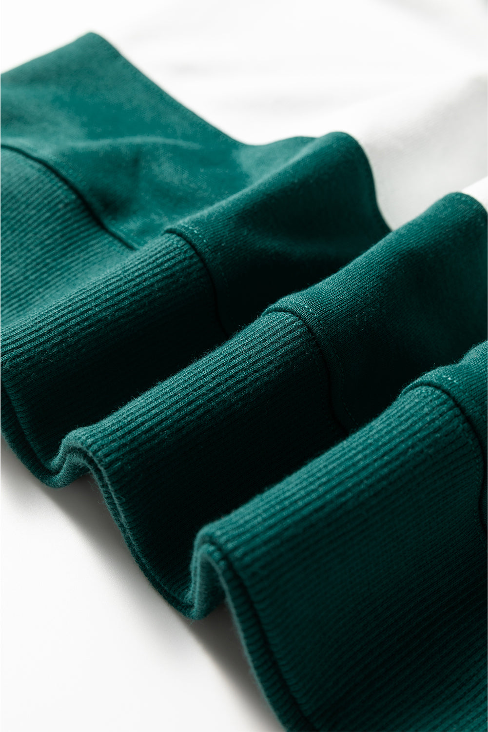 Evergreen Colorblock Drop Shoulder Baggy Sweatshirt-Tops/Sweatshirts & Hoodies-[Adult]-[Female]-2022 Online Blue Zone Planet