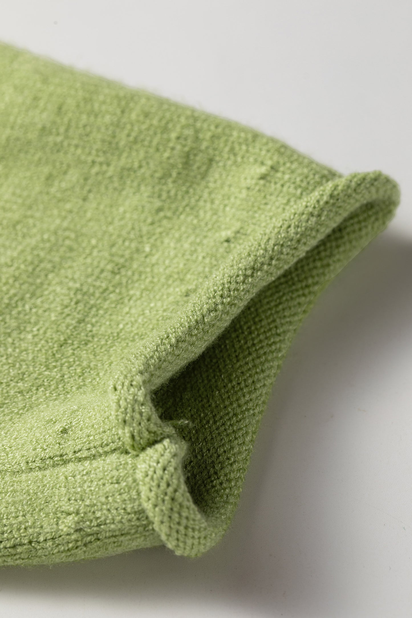 Meadow Mist Green Unique Fish Knit Oversized Round Neck Sweater-Sweaters & Cardigans/Sweaters-[Adult]-[Female]-2022 Online Blue Zone Planet