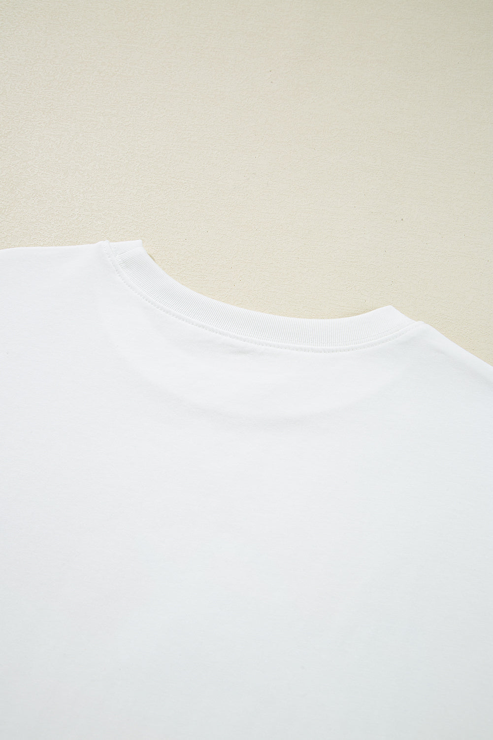 White Flag Bow Graphic Crewneck Tee-Tops/Tops & Tees-[Adult]-[Female]-2022 Online Blue Zone Planet