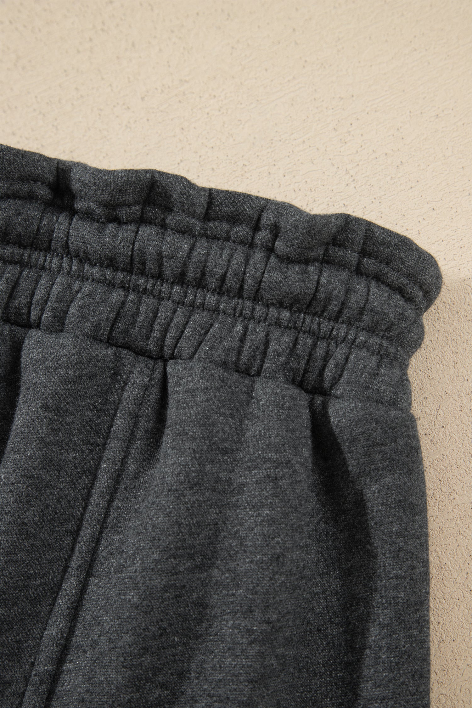 Carbon Grey Solid Colorblock Jogger Pants Set-Two Piece Sets/Pant Sets-[Adult]-[Female]-2022 Online Blue Zone Planet