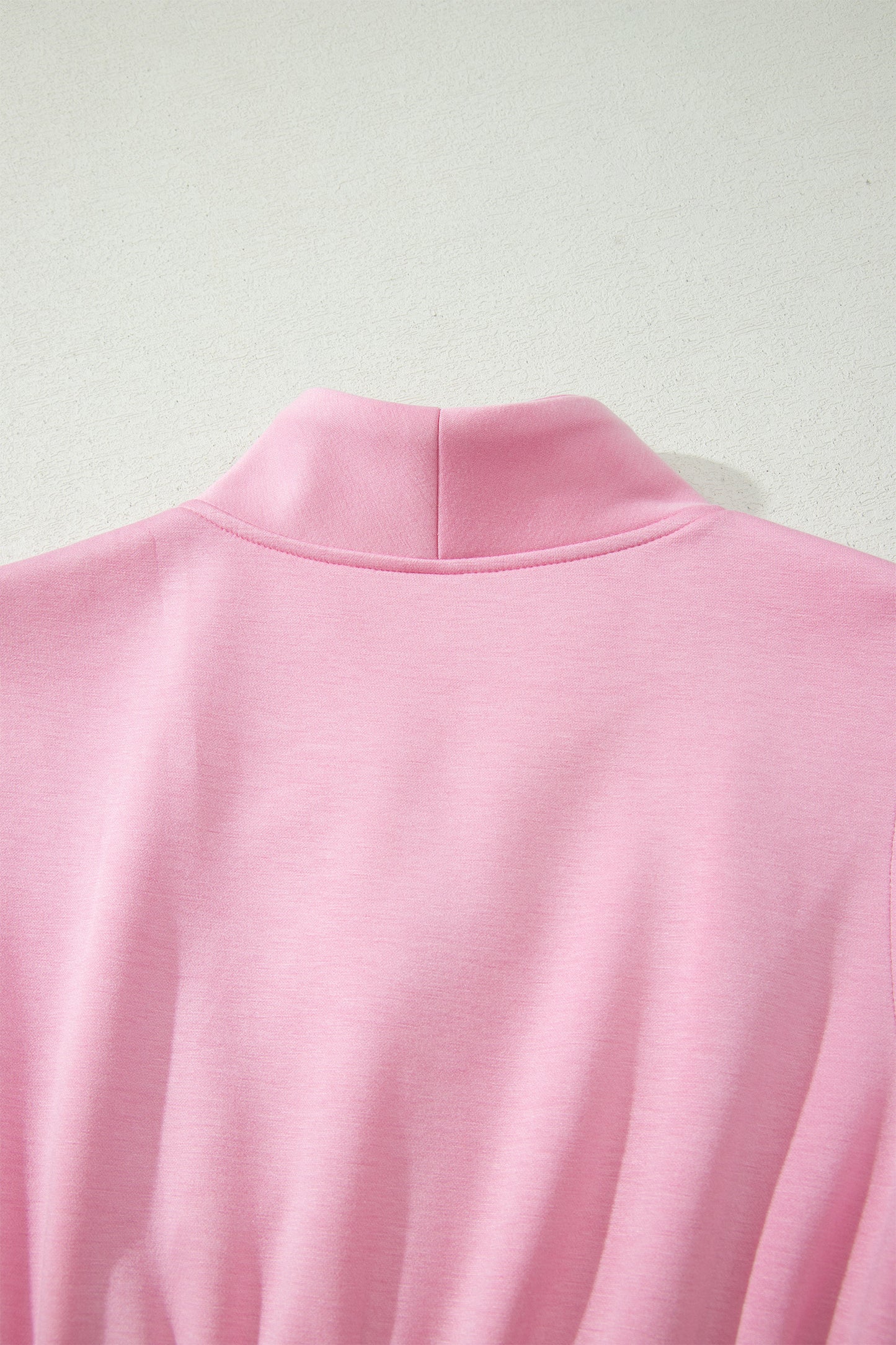 Pink V Neck Sleeveless Double Zip Shift Midi Dress-TOPS / DRESSES-[Adult]-[Female]-2022 Online Blue Zone Planet