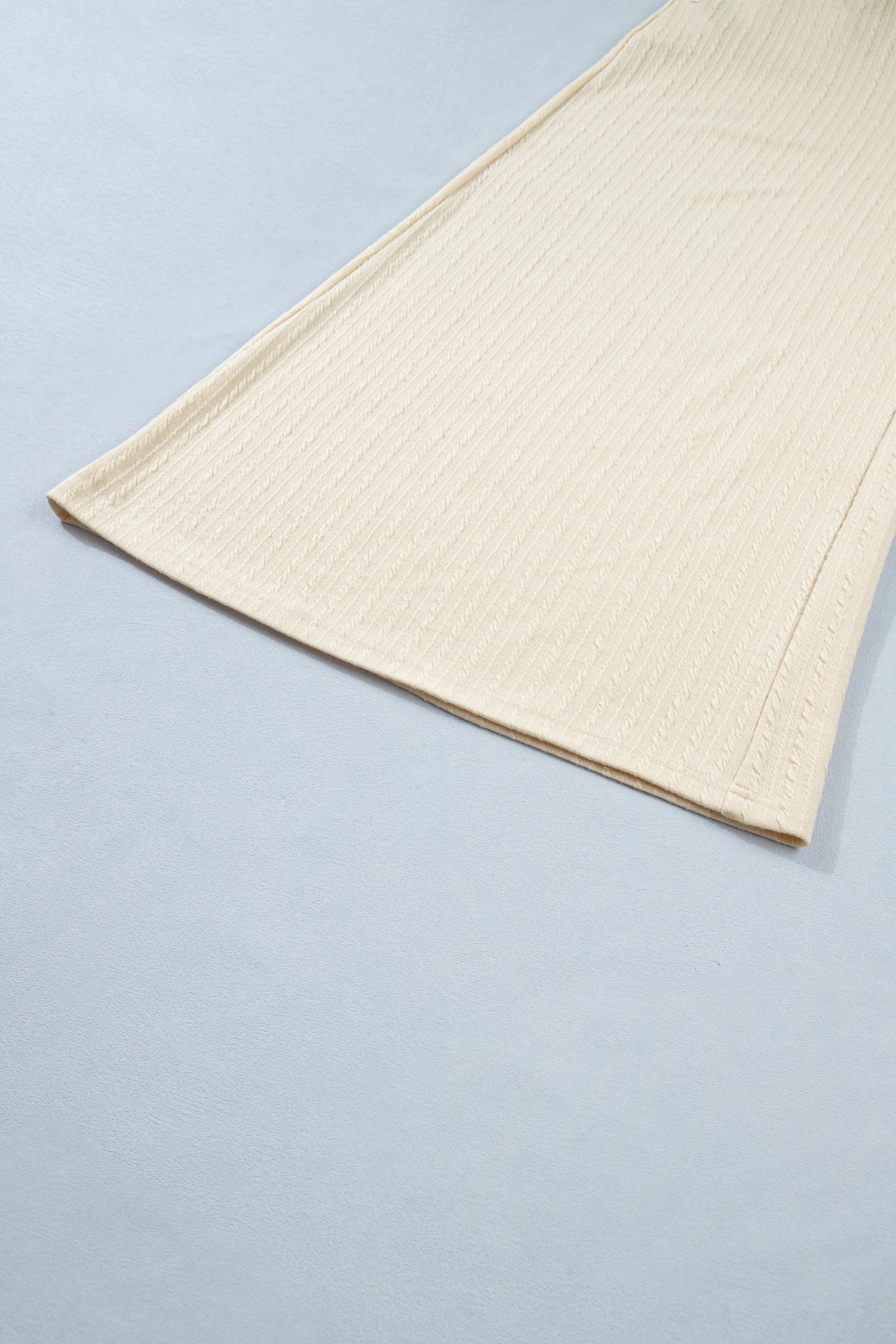 Jet Stream Half Buttons Ribbed Knit Wide Leg Jumpsuit-Bottoms/Jumpsuits & Rompers-[Adult]-[Female]-2022 Online Blue Zone Planet