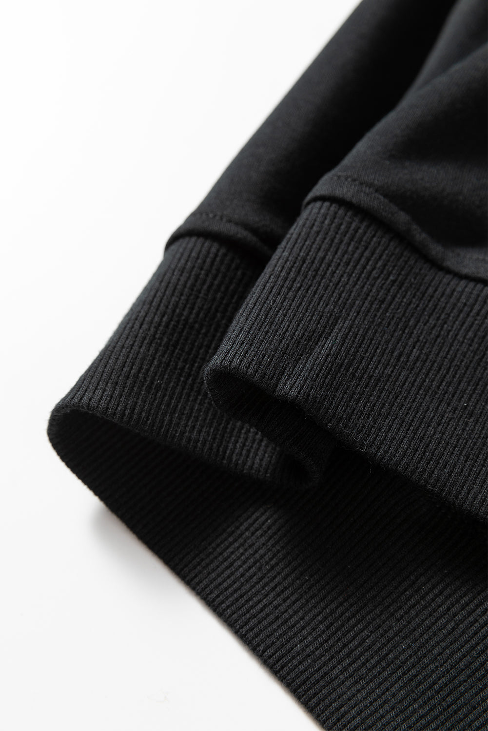 Black Contrast Piping Crewneck Pullover Mini Skirt Set-Two Piece Sets/Two Piece Dresses-[Adult]-[Female]-2022 Online Blue Zone Planet