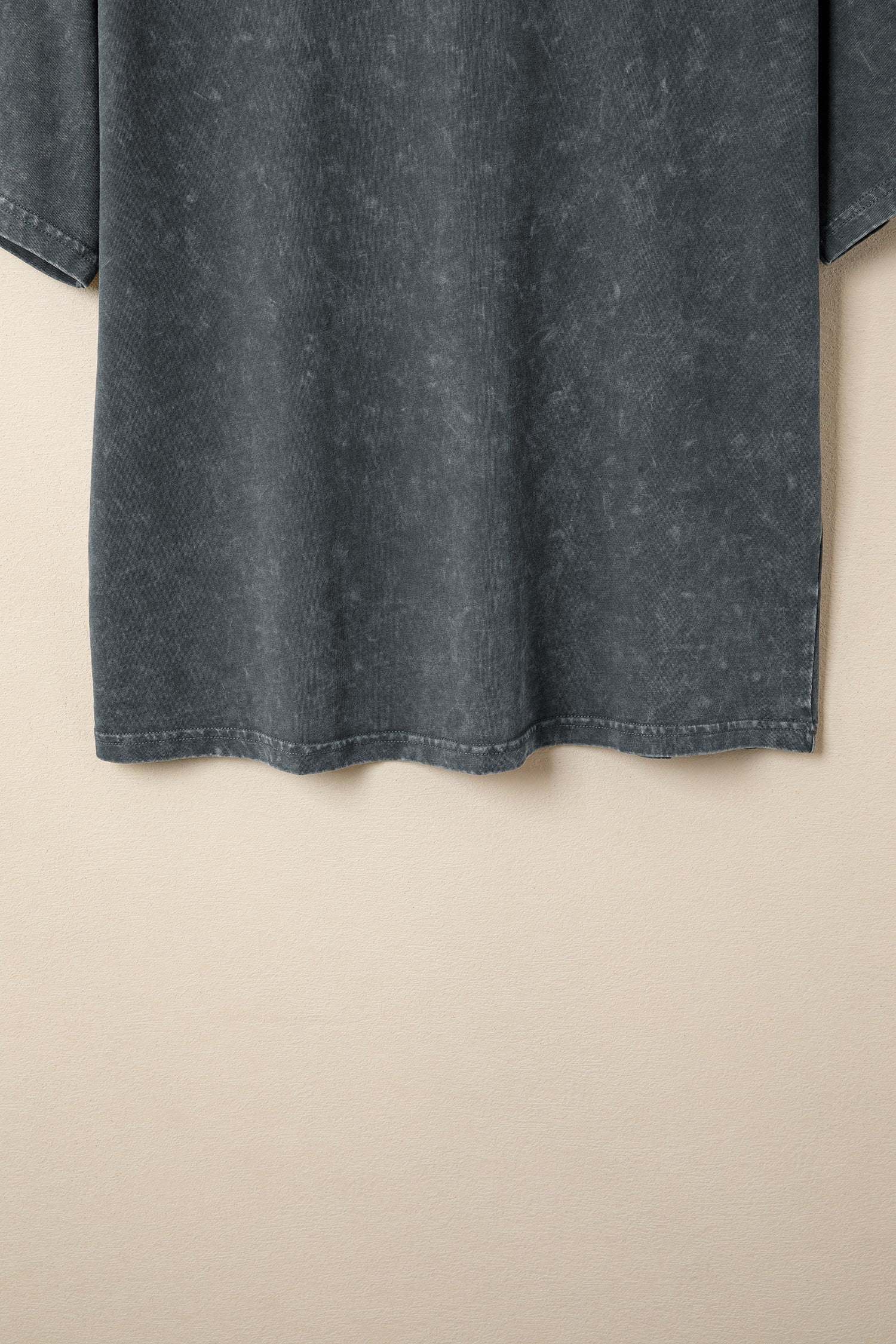 Mint Green Solid Color Cotton Mineral Washed Oversize Tee-Tops/Tops & Tees-[Adult]-[Female]-2022 Online Blue Zone Planet