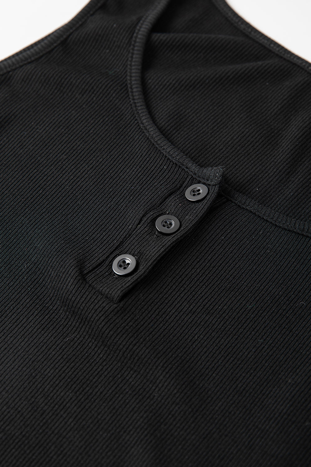 Black Drawstring Ruched Side Split Ribbed Midi Dress