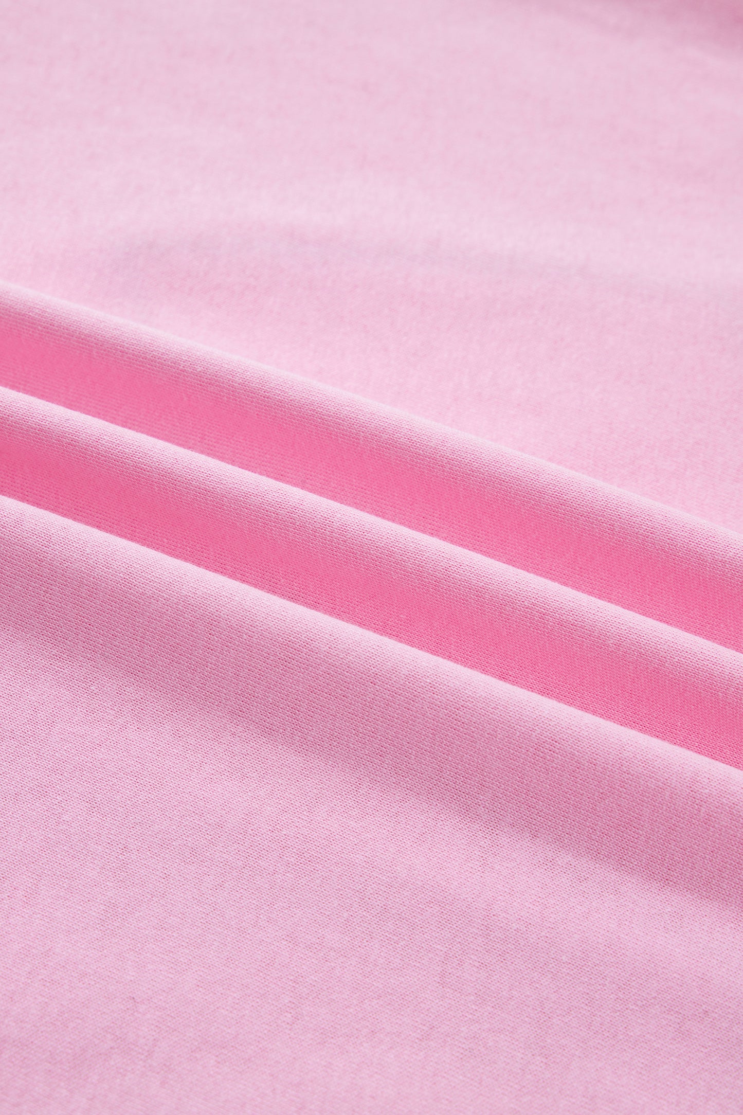 Pink Leopard Bow Embroidered Cotton Round Neck T Shirt-Tops/Tops & Tees-[Adult]-[Female]-2022 Online Blue Zone Planet