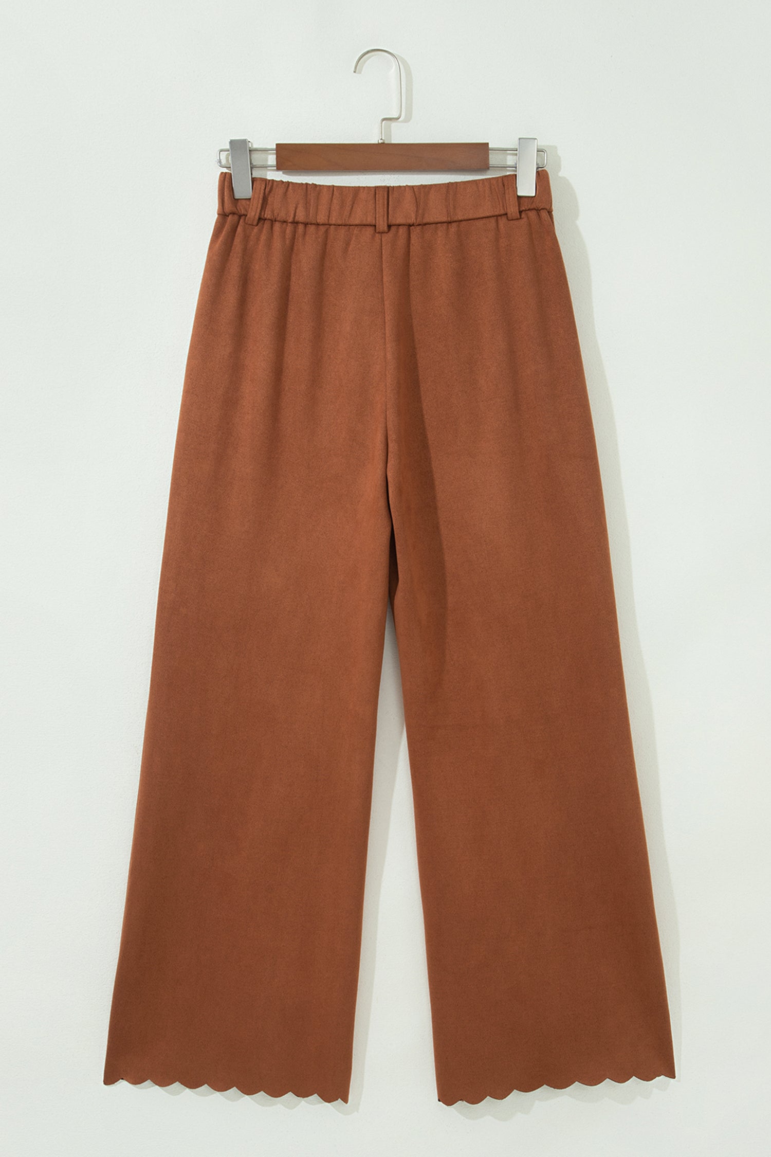 Thai Curry Scalloped Edge Pocket Full-Length Pant-Bottoms/Pants & Culotte-[Adult]-[Female]-2022 Online Blue Zone Planet