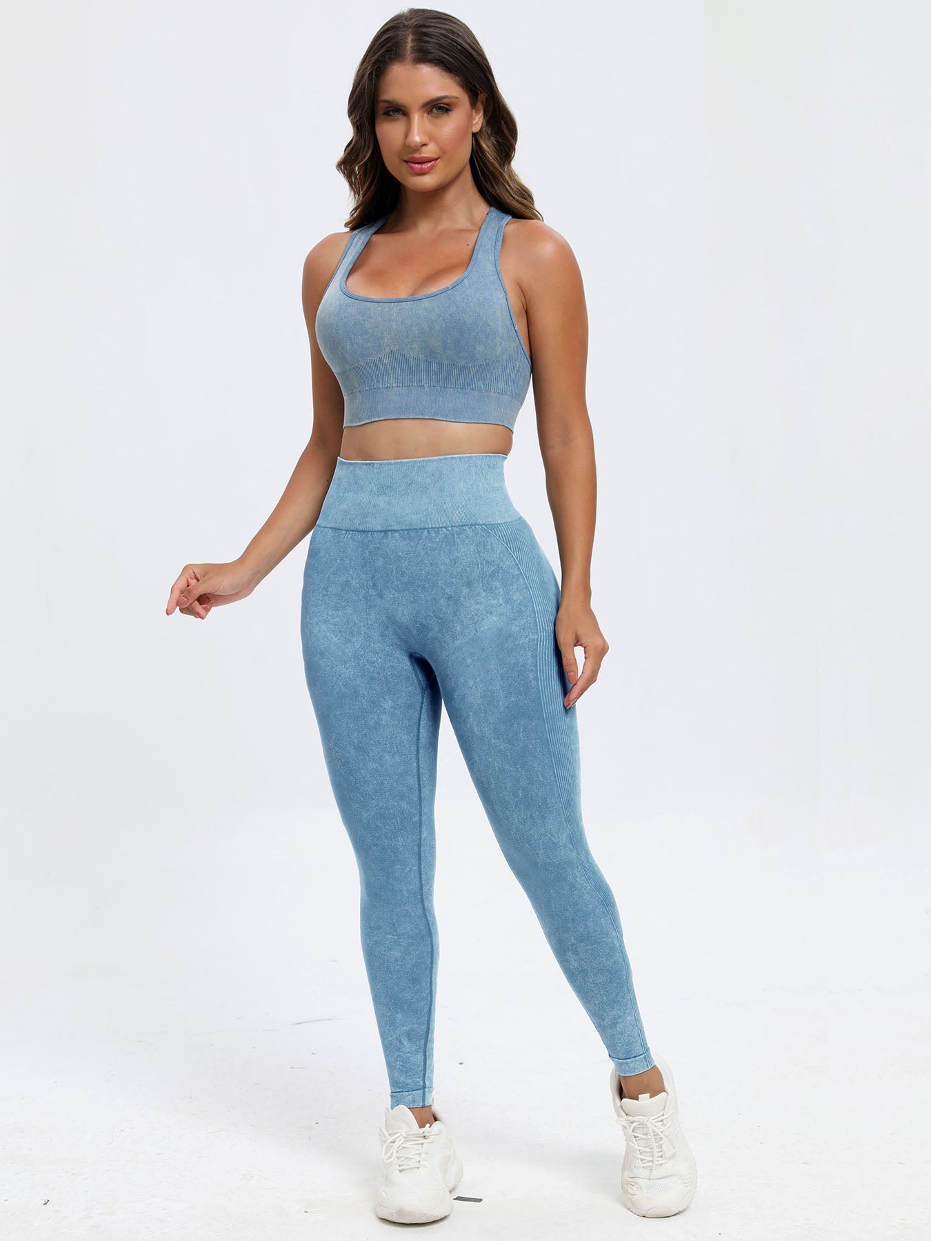 Scoop Neck Wide Strap Top and Pants Active Set-BOTTOMS SIZES SMALL MEDIUM LARGE-[Adult]-[Female]-2022 Online Blue Zone Planet