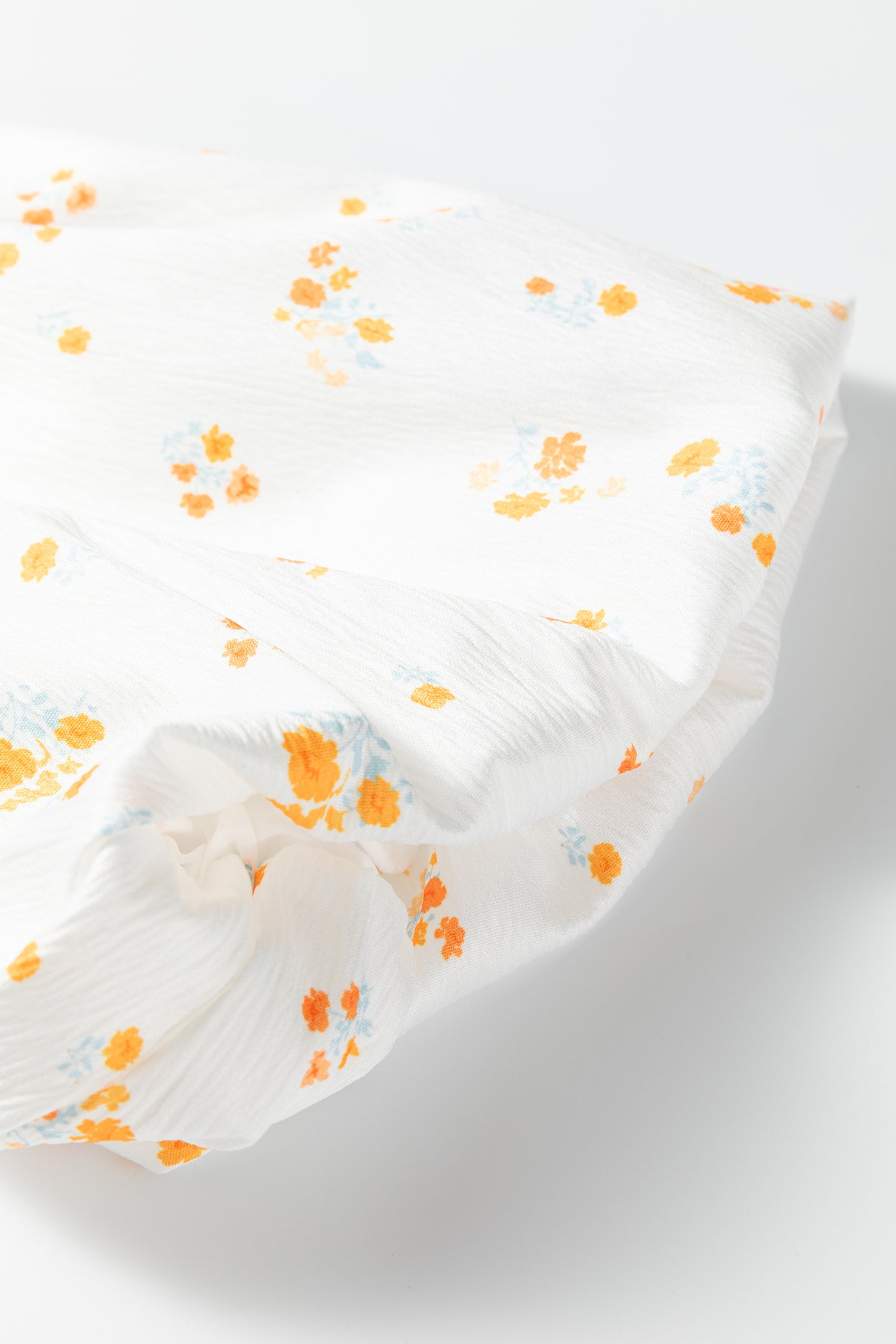 Black Stripe Floral Print Puff Sleeve Patchwork Blouse-Tops/Blouses & Shirts-[Adult]-[Female]-2022 Online Blue Zone Planet