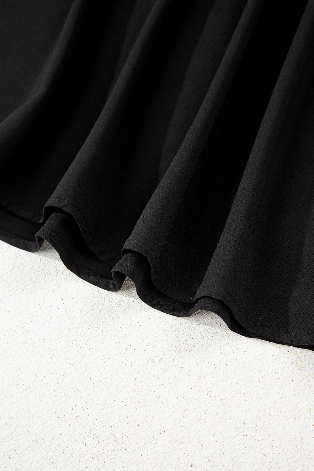 Black Sleeveless Zipped Front V Neck Shirred Waist Maxi Dress-TOPS / DRESSES-[Adult]-[Female]-2022 Online Blue Zone Planet
