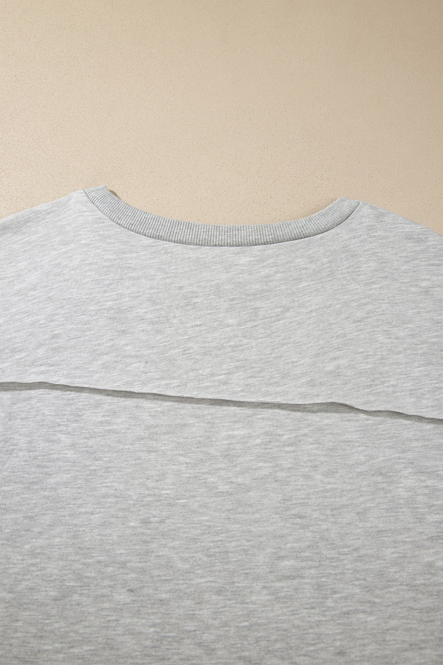 Light Grey Long Sleeve Patch Embroidery Tunic Plus Size Blouse-Plus Size/Plus Size Tops/Plus Size Long Sleeve Tops-[Adult]-[Female]-2022 Online Blue Zone Planet