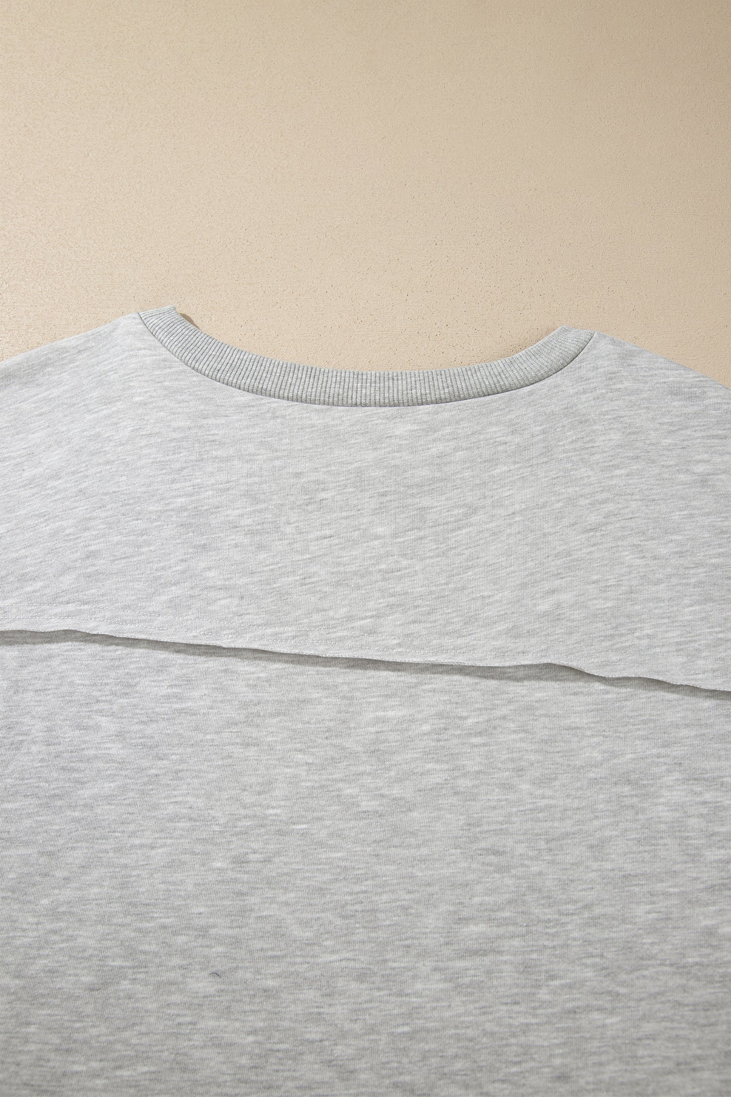 Light Grey Long Sleeve Patch Embroidery Tunic Plus Size Blouse-Plus Size/Plus Size Tops/Plus Size Long Sleeve Tops-[Adult]-[Female]-2022 Online Blue Zone Planet