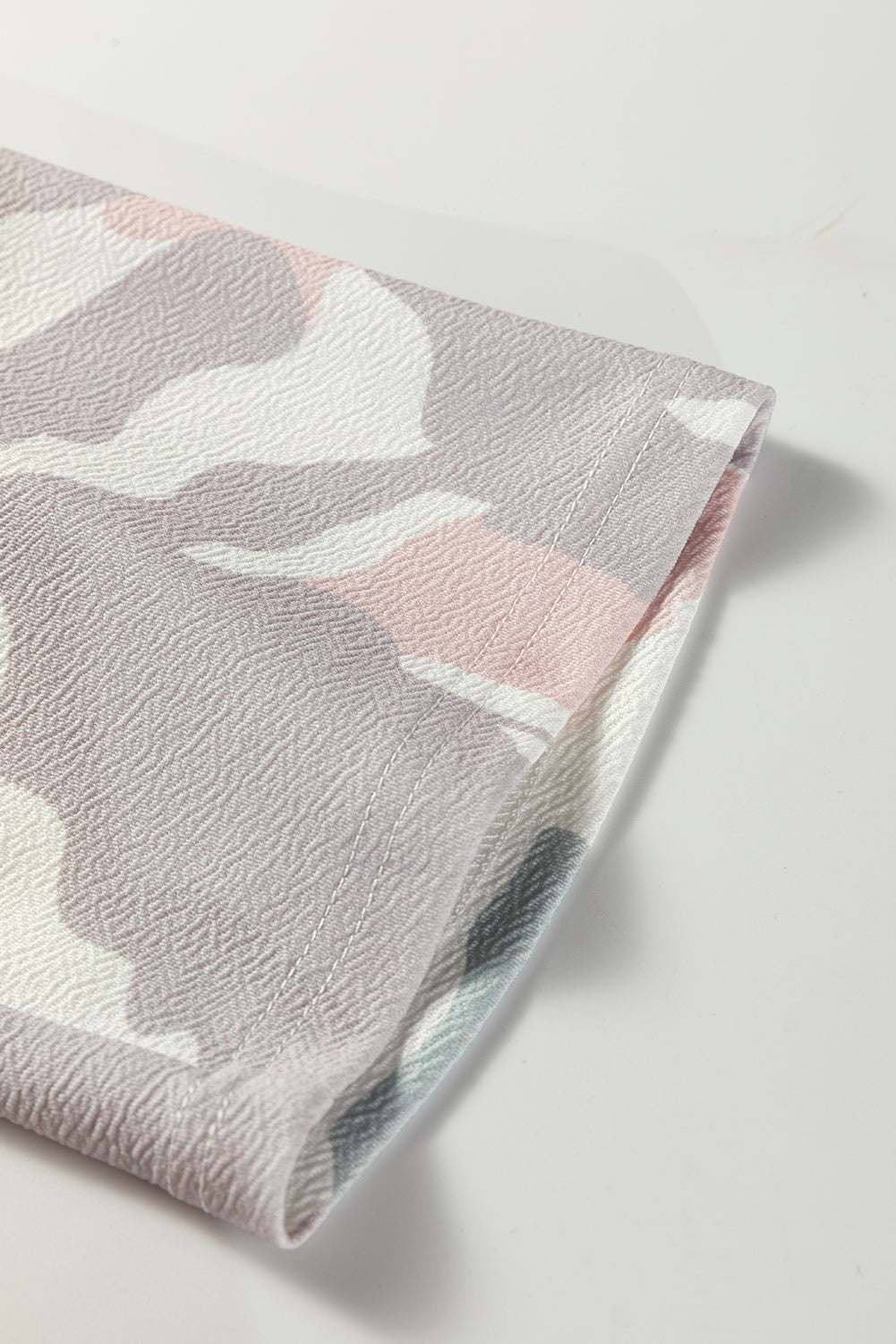 Green Plus Size Camouflage Print Drop Shoulder Loose Pullover Top-Plus Size/Plus Size Tops/Plus Size Long Sleeve Tops-[Adult]-[Female]-2022 Online Blue Zone Planet