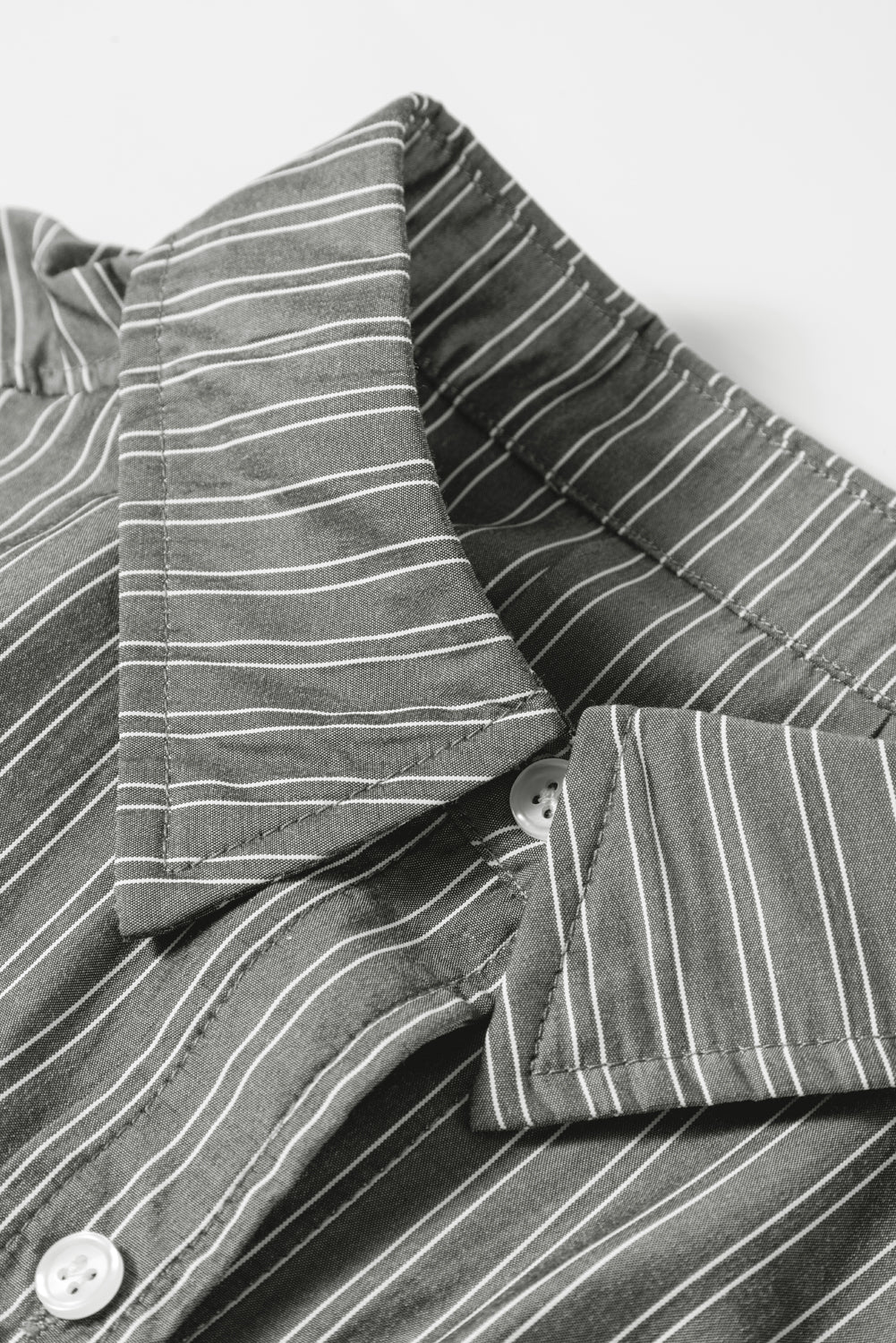 Black Stripe Button Up Oversized Casual Shirt-Tops/Blouses & Shirts-[Adult]-[Female]-2022 Online Blue Zone Planet