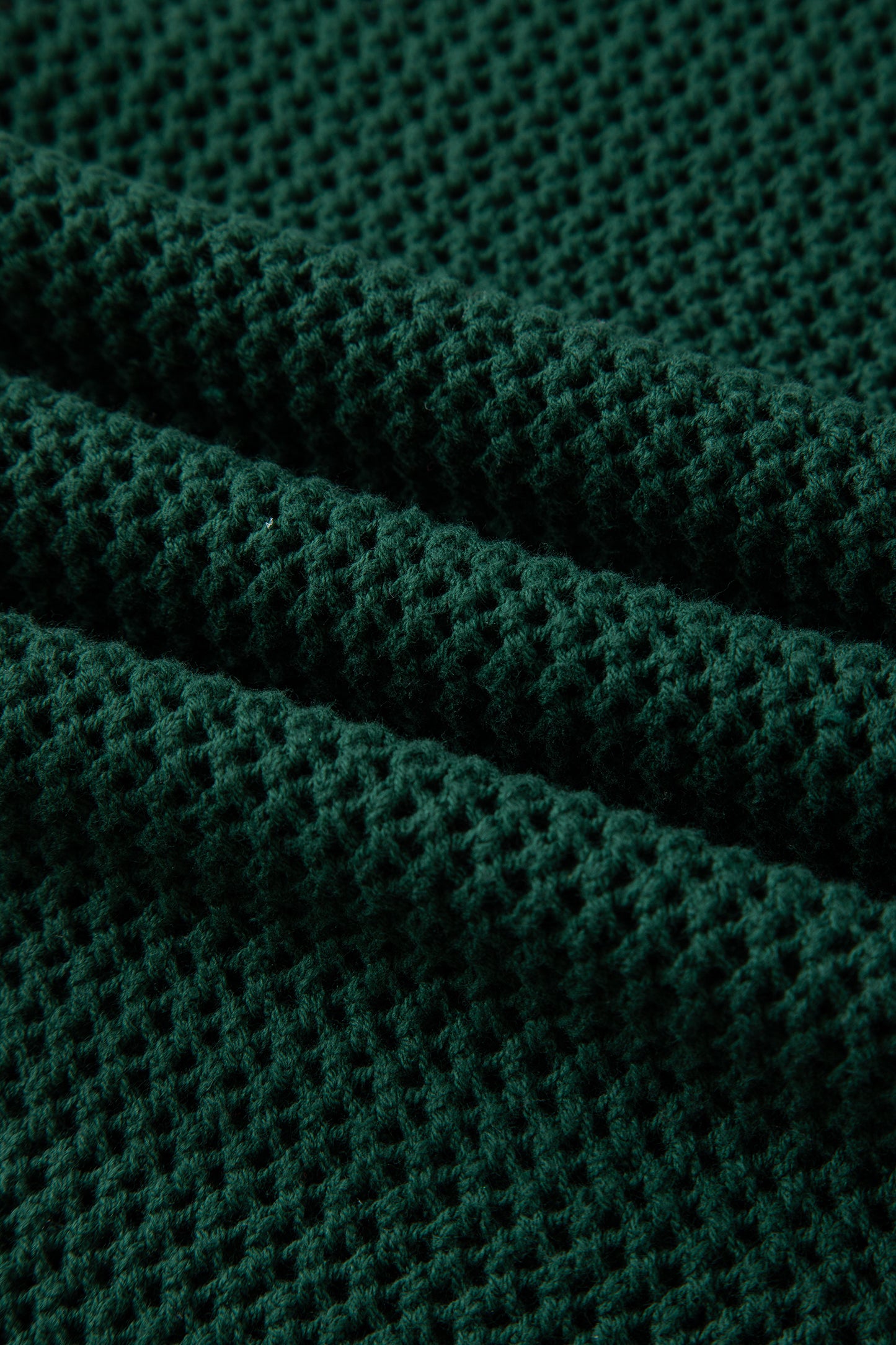 Blackish Green Plus Size Golden Accent Buttons Short Sweater Cardigan-Plus Size/Plus Size Sweaters & Cardigans-[Adult]-[Female]-2022 Online Blue Zone Planet