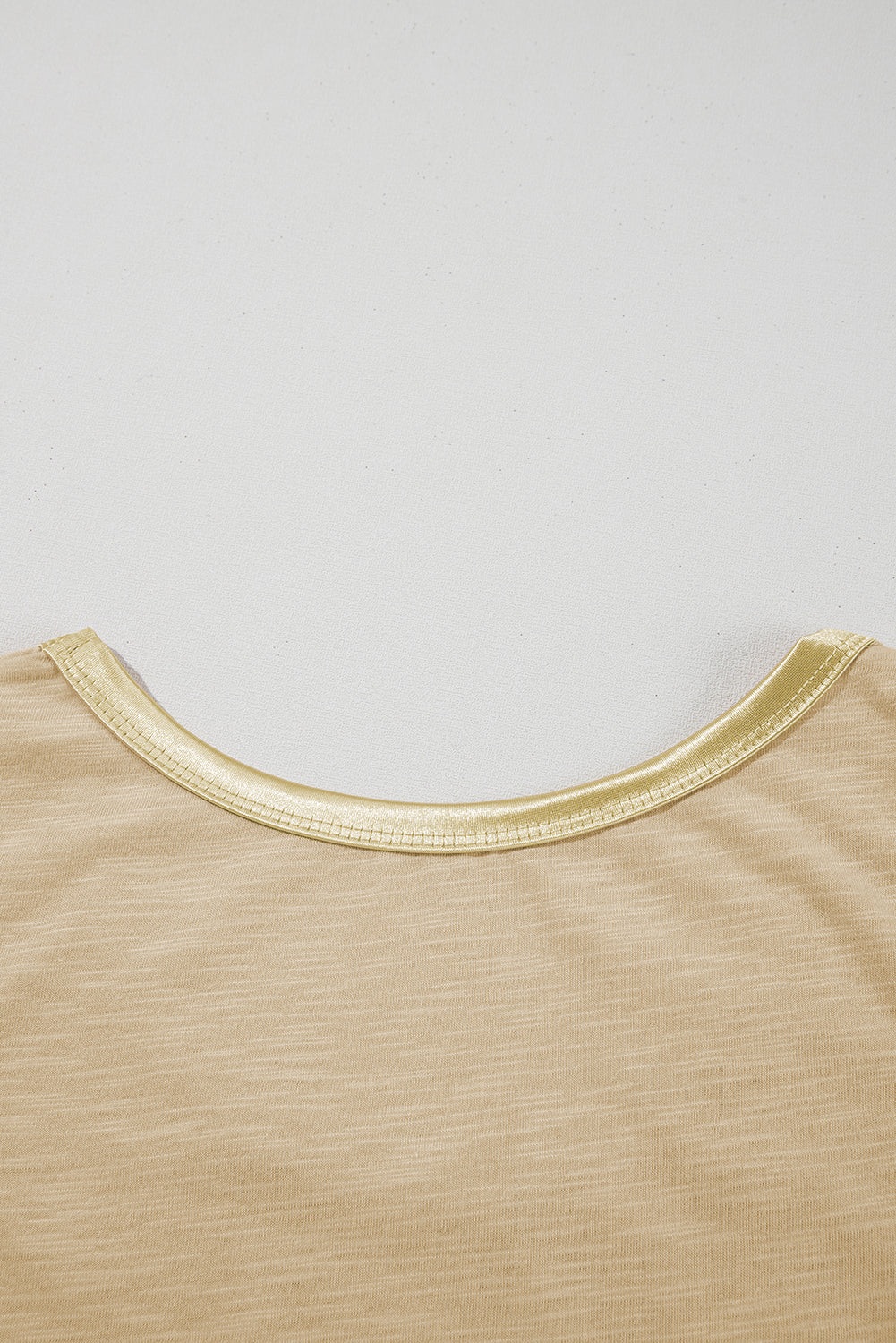 Tan Metallic Sheen Edge Scoop Neck Tank Top-Tops/Tank Tops-[Adult]-[Female]-2022 Online Blue Zone Planet