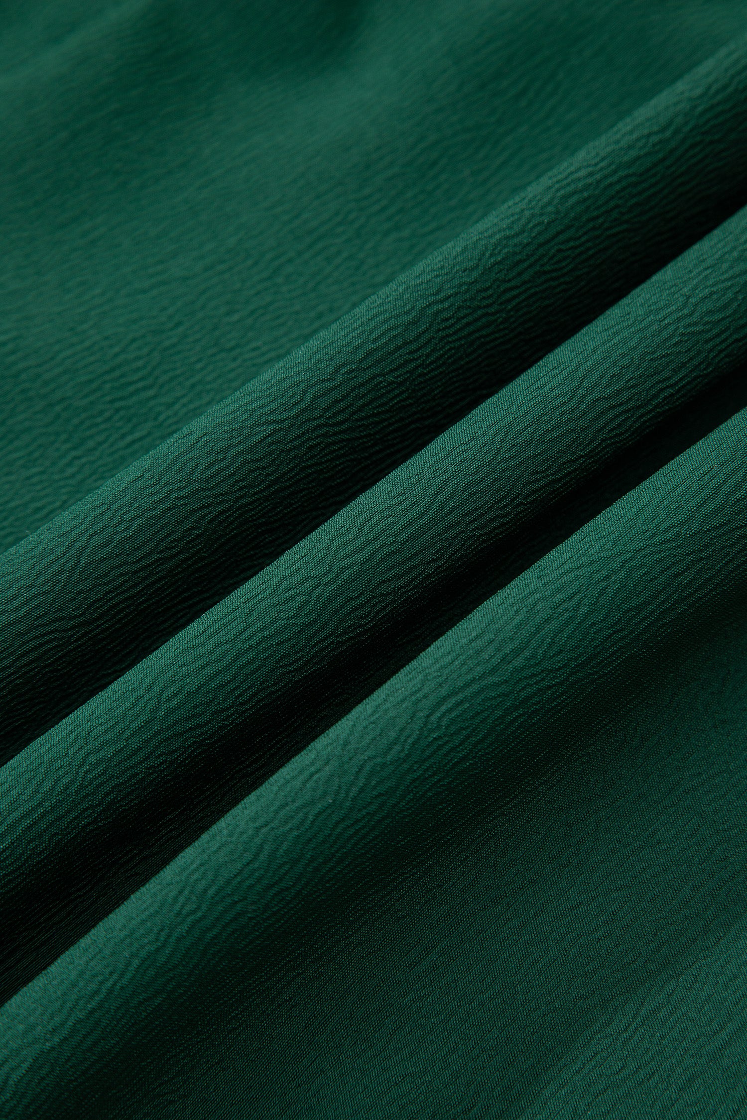 Blackish Green Solid Long Sleeve Button V Neck Tiered Maxi Dress-TOPS / DRESSES-[Adult]-[Female]-2022 Online Blue Zone Planet