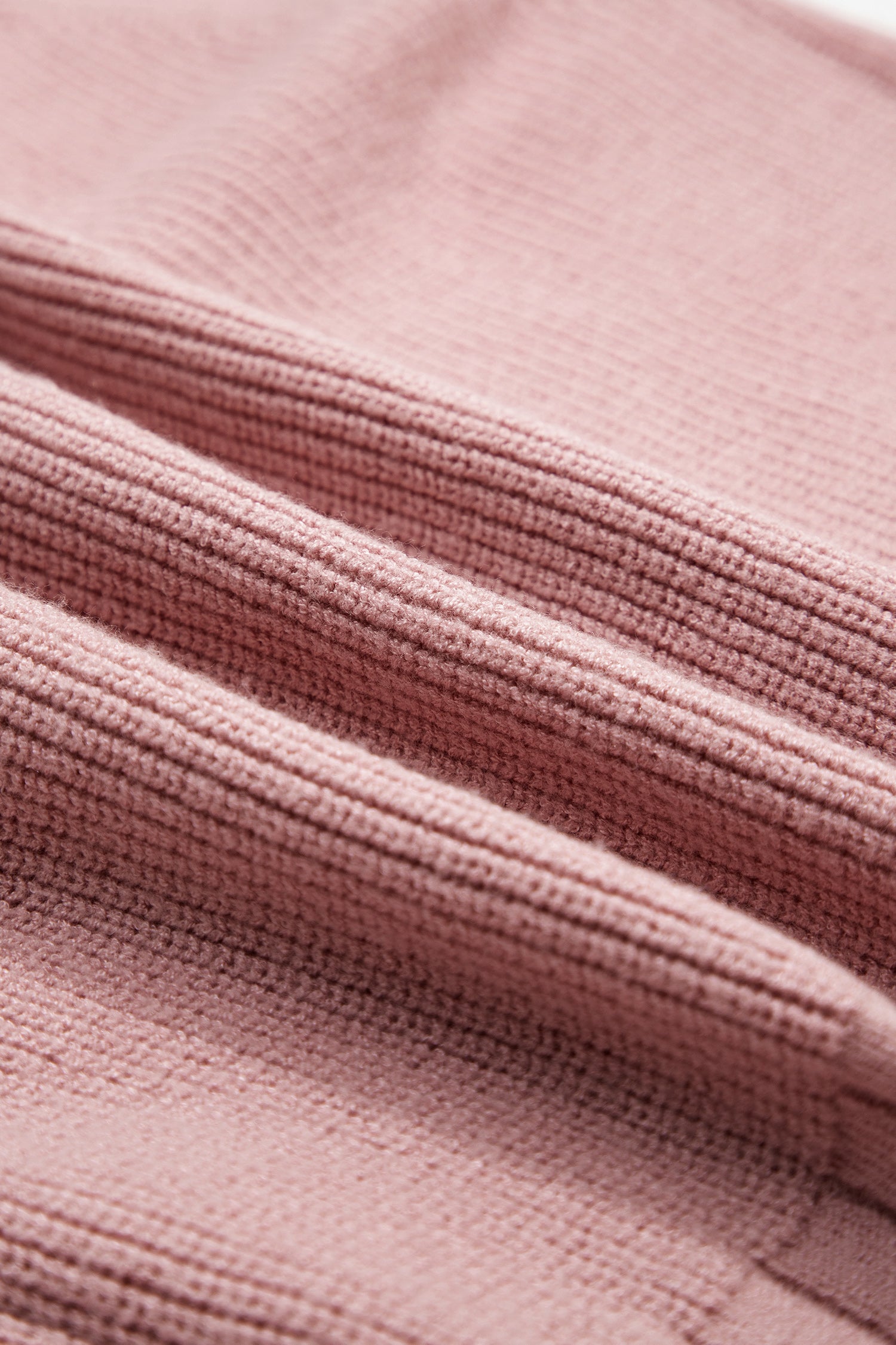 Light Pink Mixed Texture Knit Button V Neck Sweater Cardigan-TOPS / DRESSES-[Adult]-[Female]-2022 Online Blue Zone Planet