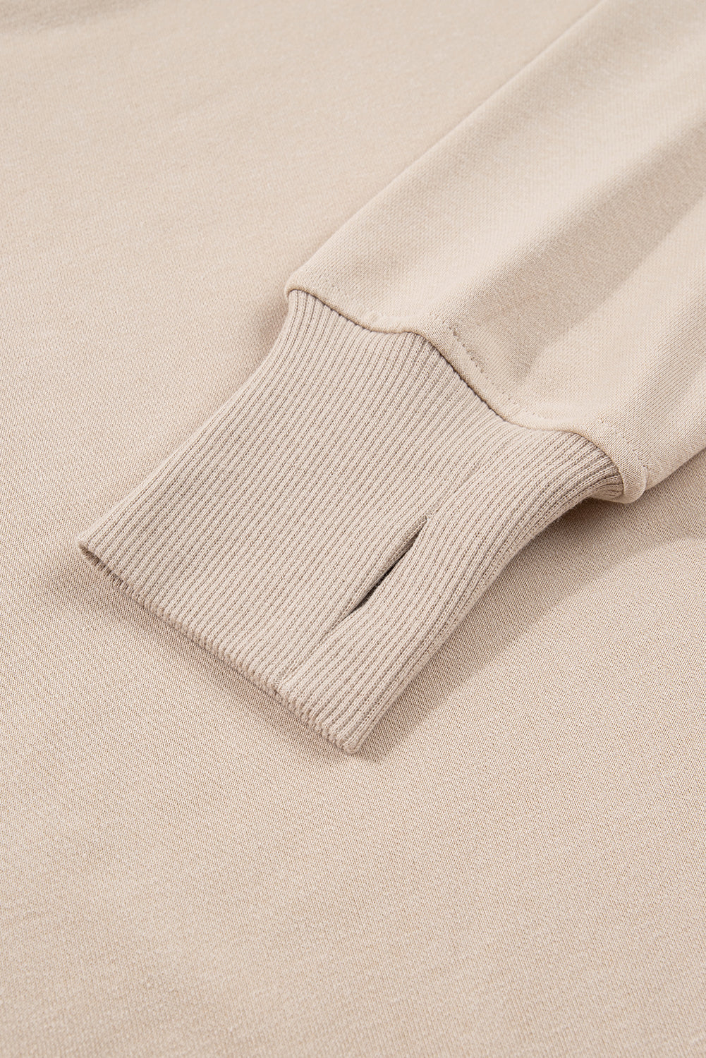 Jet Stream Solid Color Oversize Slit Sweatshirt Ribbed Leggings 2pcs Set-Two Piece Sets/Pant Sets-[Adult]-[Female]-2022 Online Blue Zone Planet