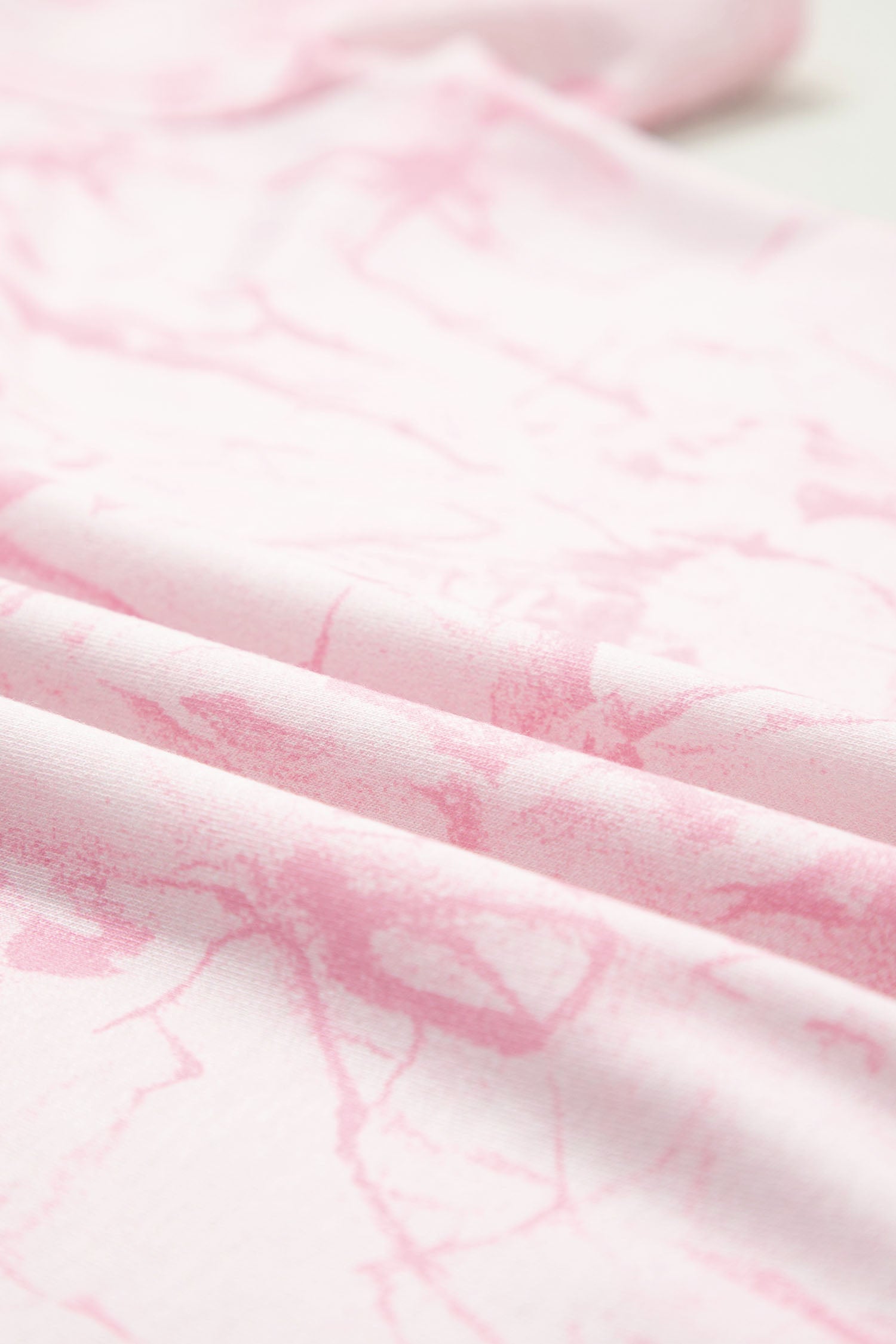Pink Abstract Print V Neck Loose Tee Drawstring Shorts 2pcs Outfit-Two Piece Sets/Short Sets-[Adult]-[Female]-2022 Online Blue Zone Planet
