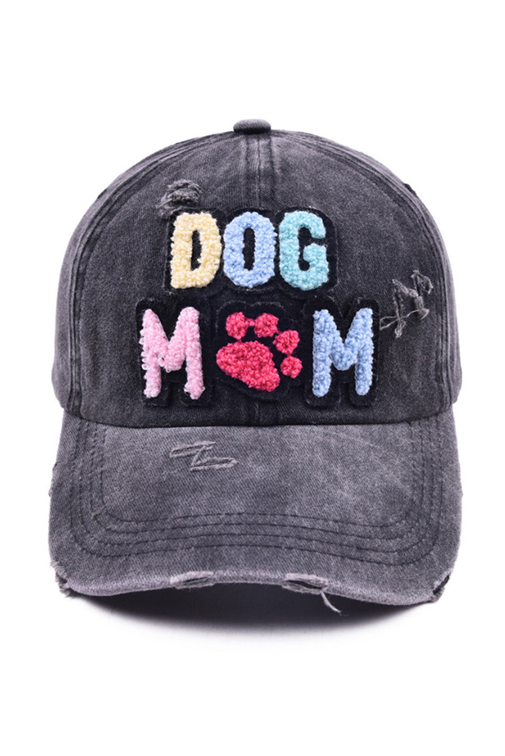 Black Dog Mama Baseball Cap-Accessories/Hats & Caps-[Adult]-[Female]-2022 Online Blue Zone Planet