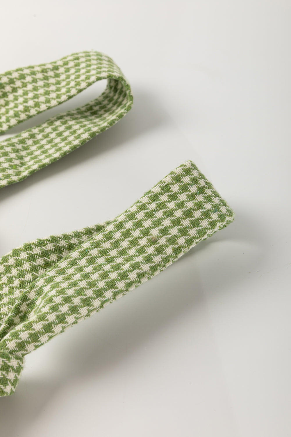 Green Gingham Wide Leg Loose Overall with Pockets-Bottoms/Jumpsuits & Rompers-[Adult]-[Female]-2022 Online Blue Zone Planet