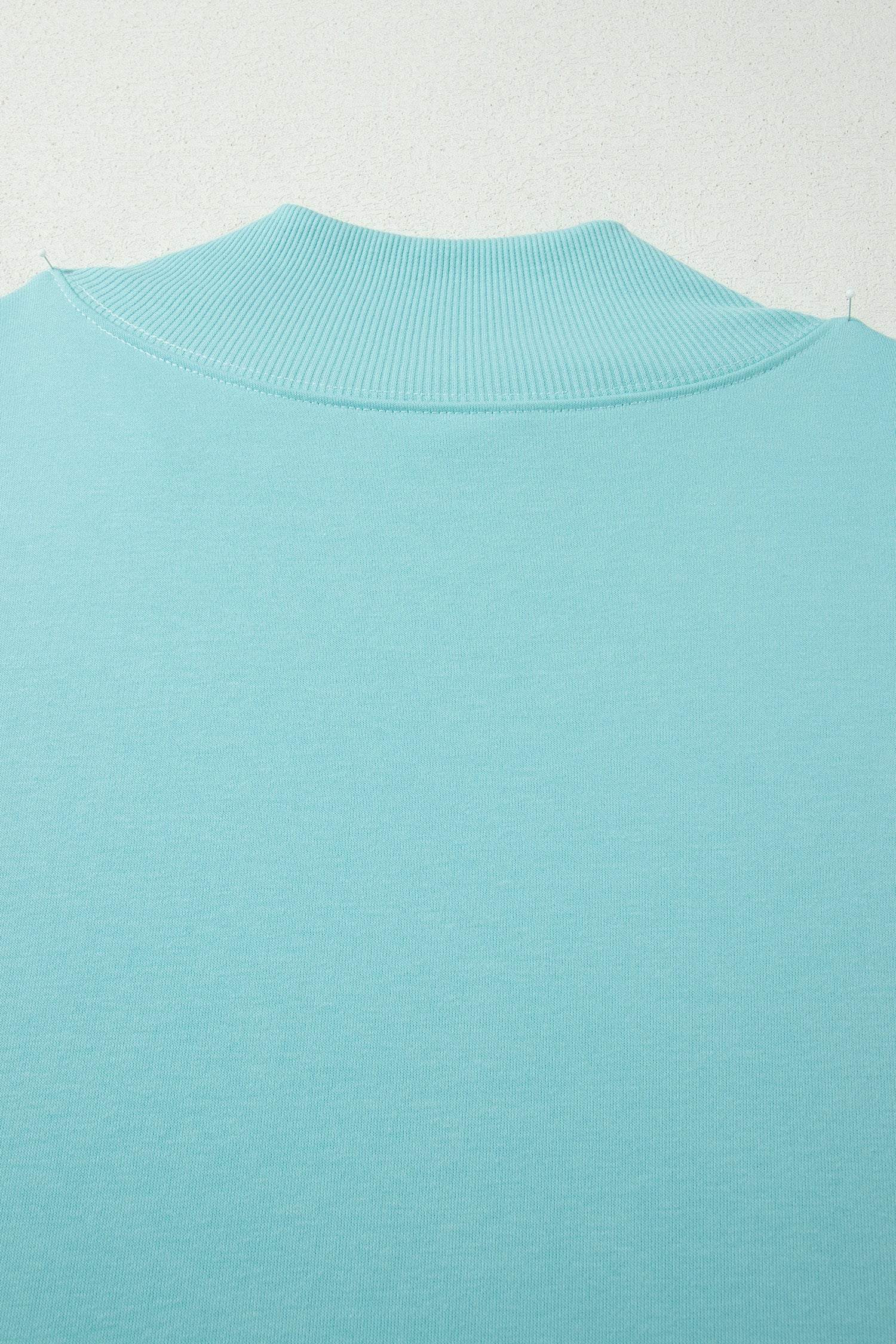 Mint Green Plus Size High Neck Cap Sleeve Top-Plus Size/Plus Size Tops/Plus Size Tank Tops-[Adult]-[Female]-2022 Online Blue Zone Planet