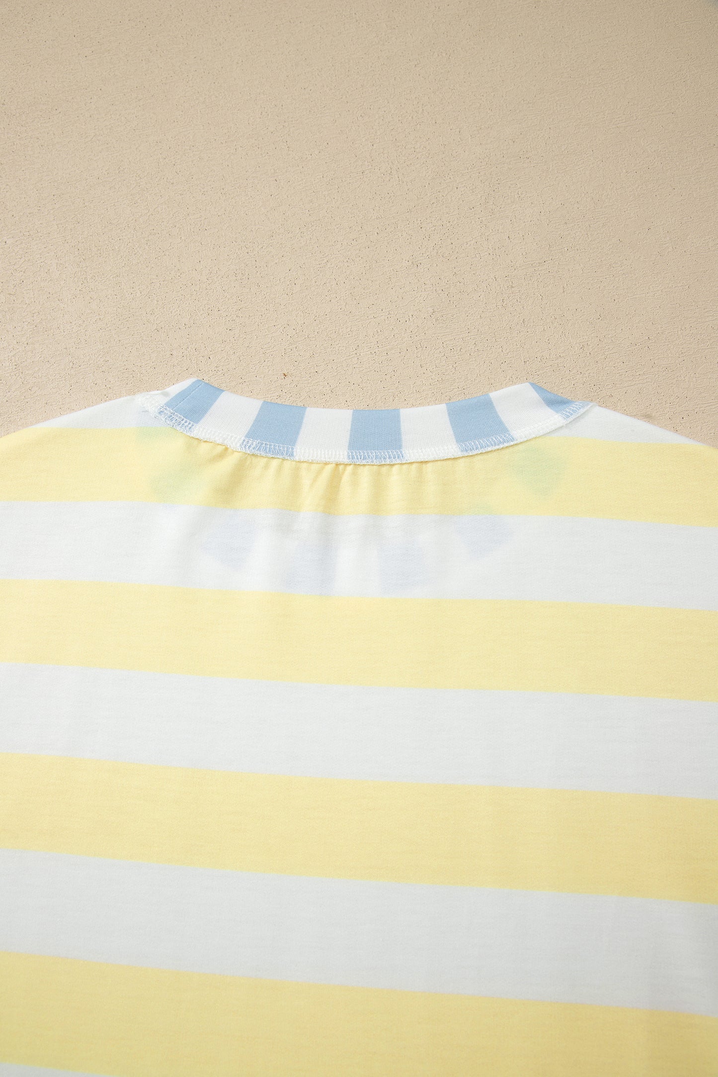 Pink Stripe Exposed Seam Contrast Patchwork Oversized Top-Tops/Tops & Tees-[Adult]-[Female]-2022 Online Blue Zone Planet