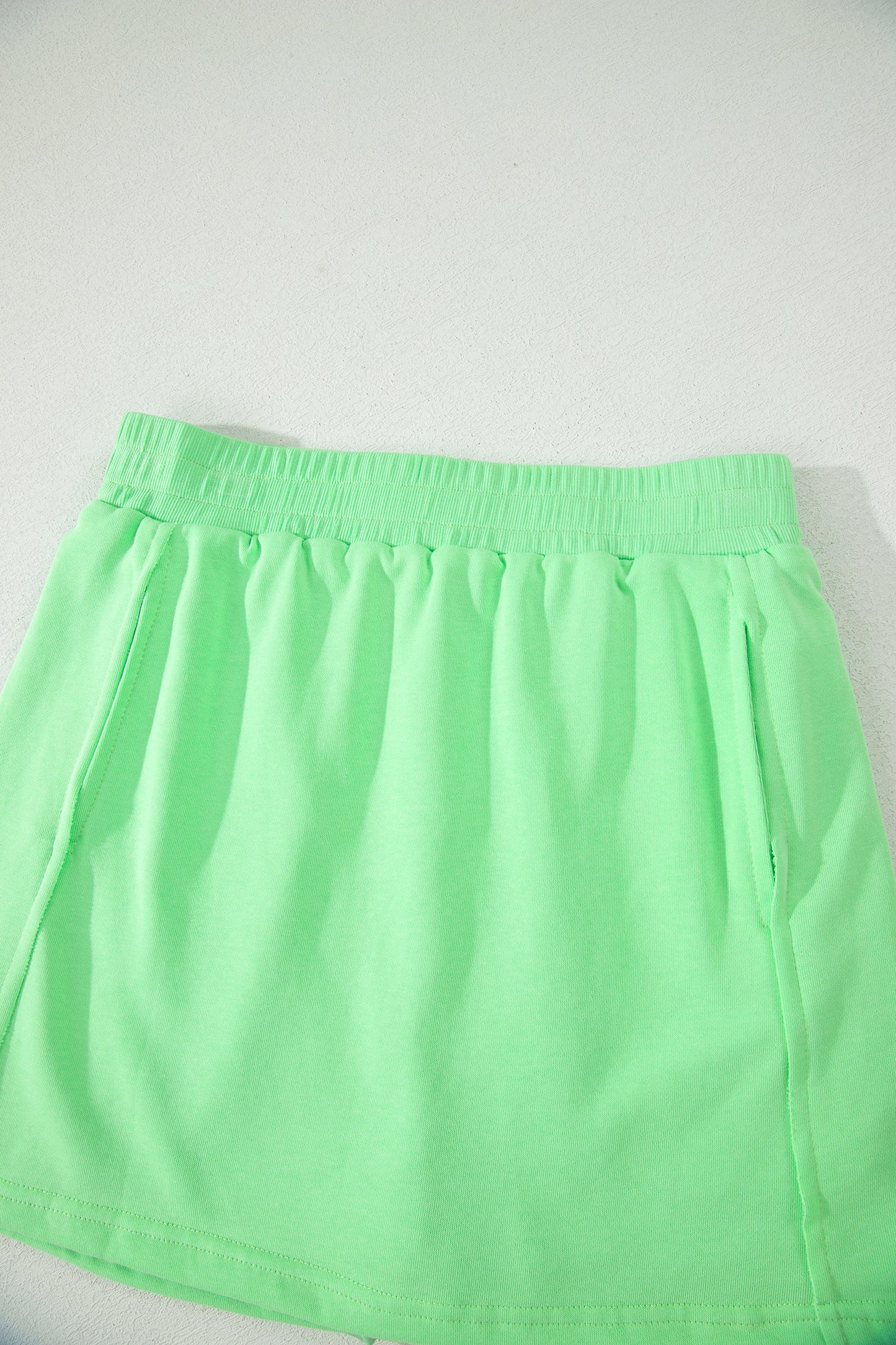 Sachet Pink Slim Tank Top Elastic Waist Mini Skort 2pcs Outfit-Two Piece Sets/Two Piece Dresses-[Adult]-[Female]-2022 Online Blue Zone Planet