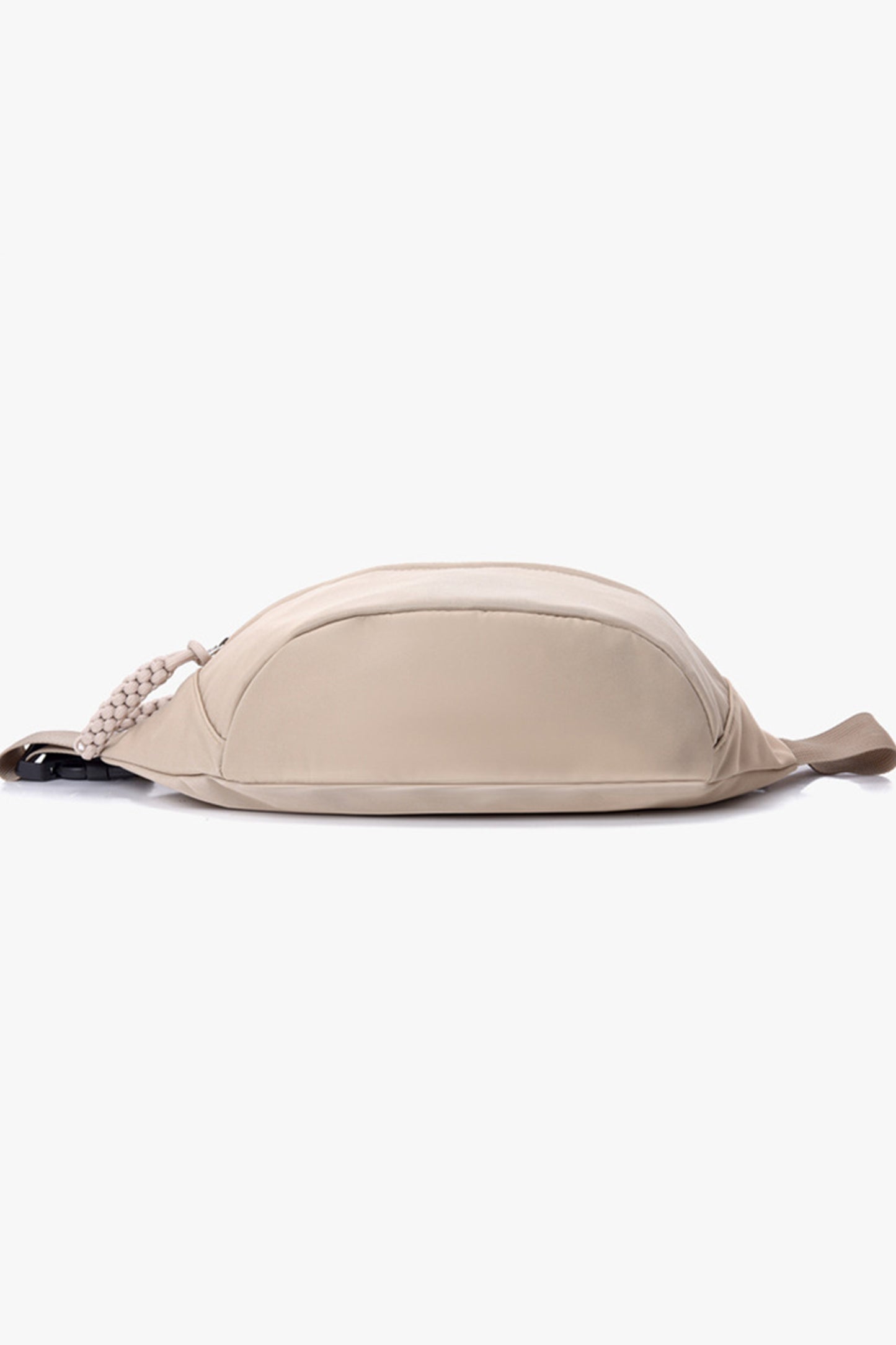 Gray Solid Color Braided Pull-tab Zip Crossbody Bag-Shoes & Bags/Crossbody Bags-[Adult]-[Female]-2022 Online Blue Zone Planet