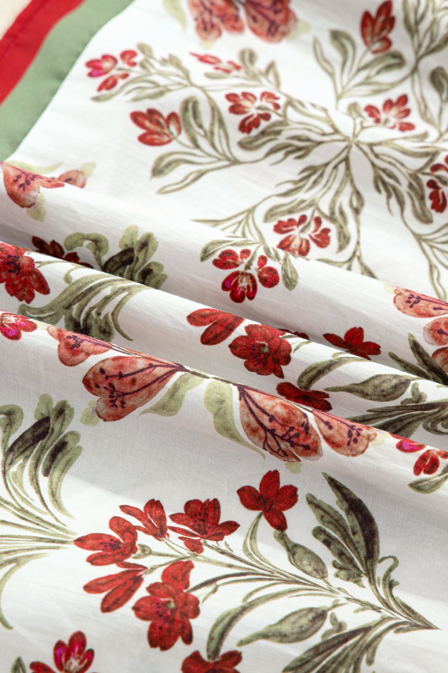 Pink Floral Print Contrast Trim Frilled Neck Long Sleeve Flared Dress-TOPS / DRESSES-[Adult]-[Female]-2022 Online Blue Zone Planet