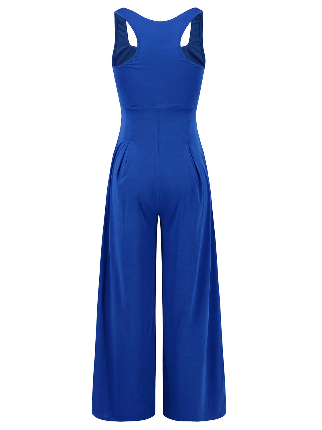 Square Neck Wide Strap Jumpsuit-[Adult]-[Female]-2022 Online Blue Zone Planet