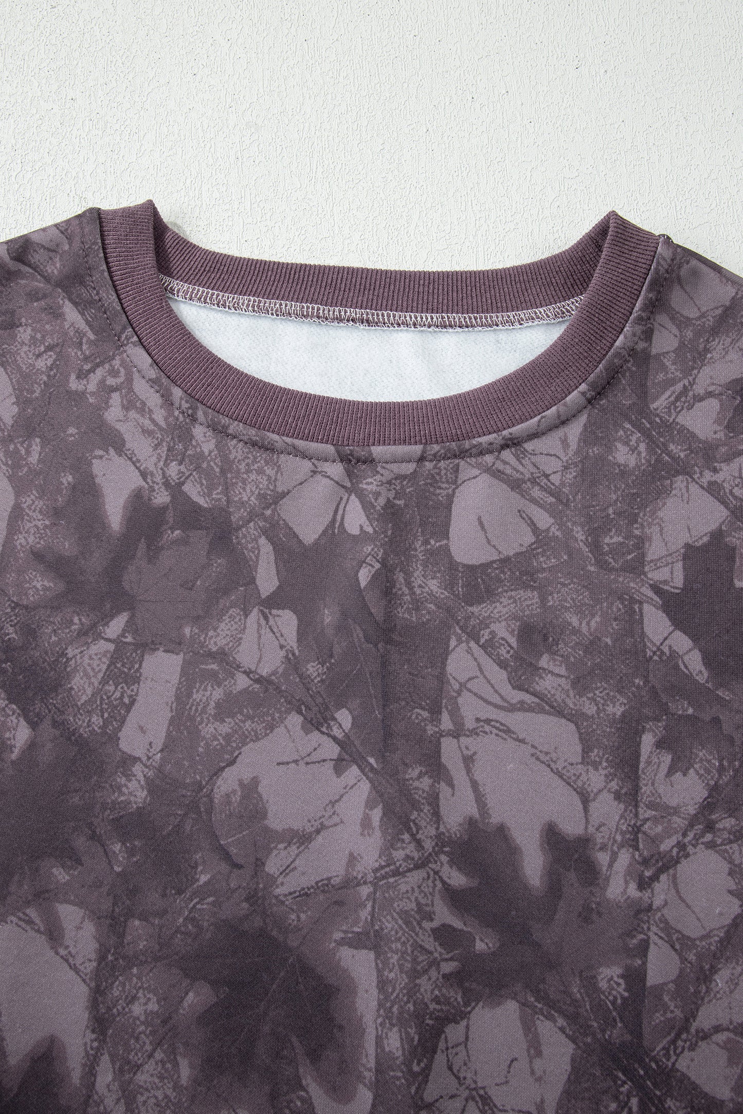 Brown Abstract Woodland Camo Print Baggy Pullover Drawstring Shorts Set-Two Piece Sets/Short Sets-[Adult]-[Female]-2022 Online Blue Zone Planet