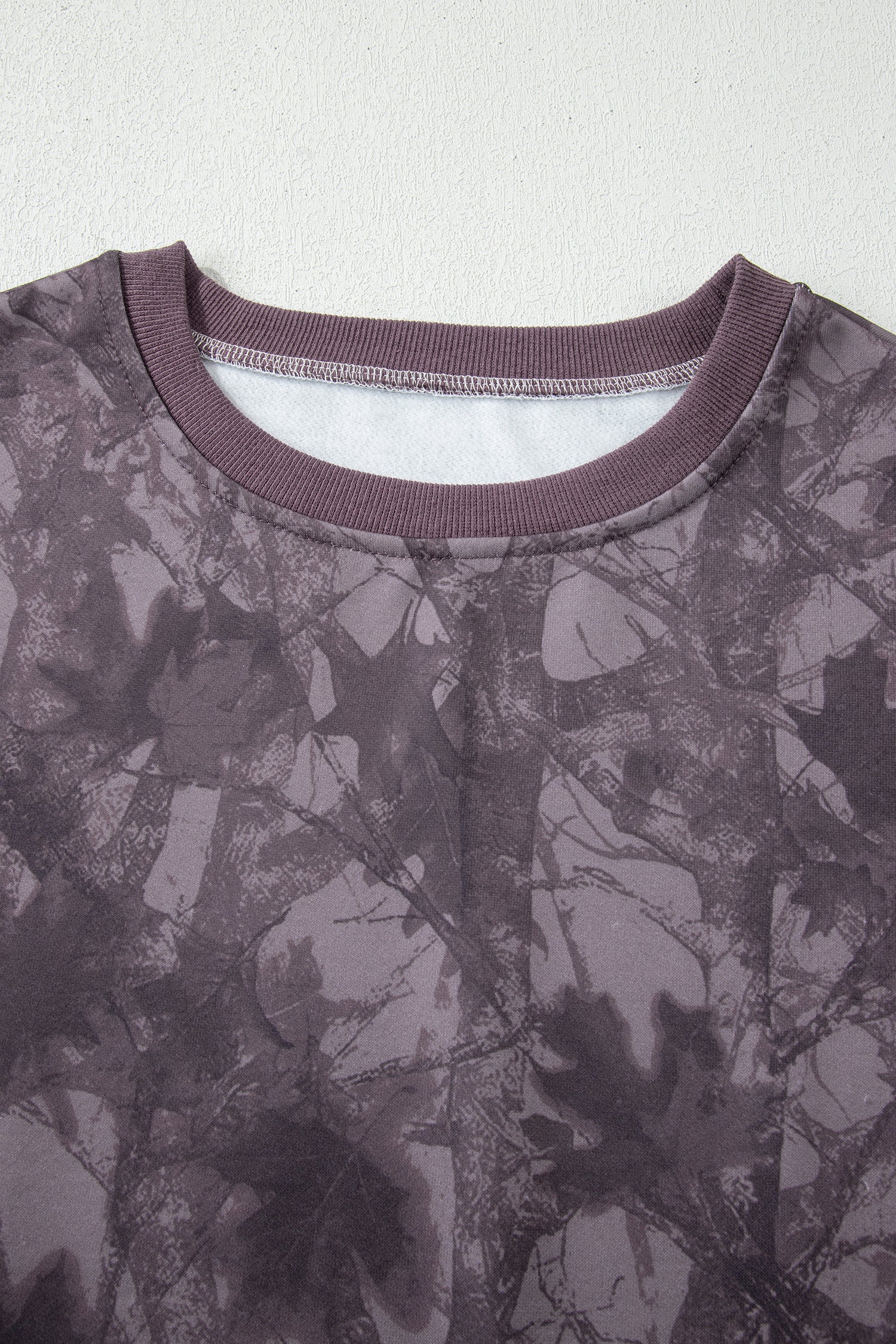 Brown Abstract Woodland Camo Print Baggy Pullover Drawstring Shorts Set-Two Piece Sets/Short Sets-[Adult]-[Female]-2022 Online Blue Zone Planet