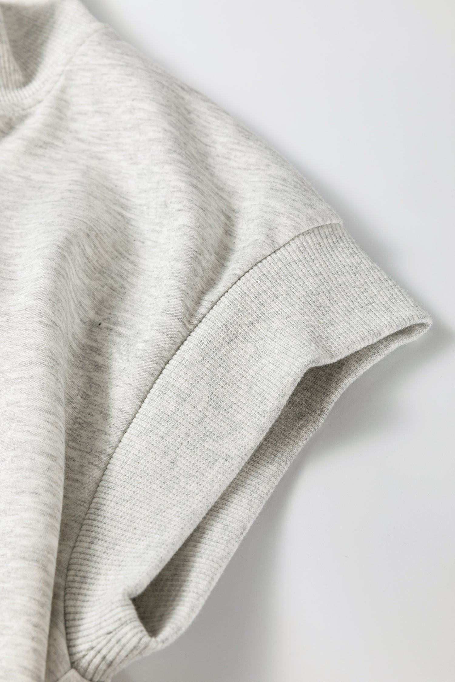 Light Grey Half Zip Polo Tee Casual Pant Set-Two Piece Sets/Pant Sets-[Adult]-[Female]-2022 Online Blue Zone Planet