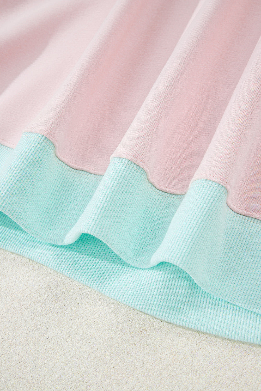 Delicacy Striped Colorblock Patchwork Drop Shoulder Sweatshirt-Tops/Sweatshirts & Hoodies-[Adult]-[Female]-2022 Online Blue Zone Planet