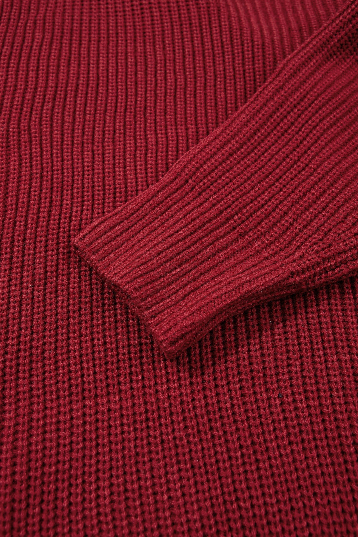 Red Dahlia Solid Color Knit Oversized Button Front Sweater Cardigan-Sweaters & Cardigans/Cardigans-[Adult]-[Female]-2022 Online Blue Zone Planet