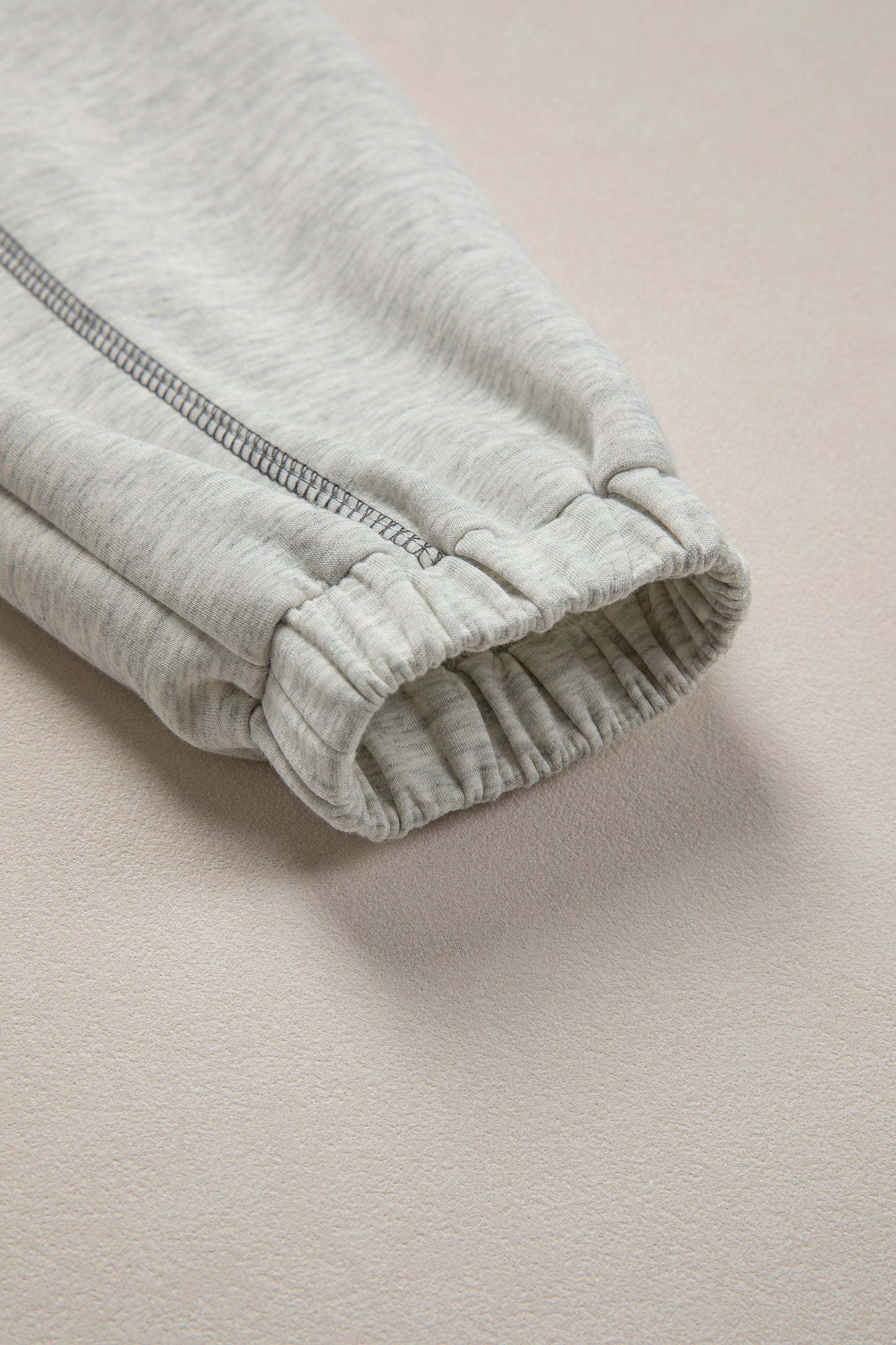 Light Grey Half Zip Stand Neck Seam Detail Long Sleeve Top-Tops/Long Sleeve Tops-[Adult]-[Female]-2022 Online Blue Zone Planet